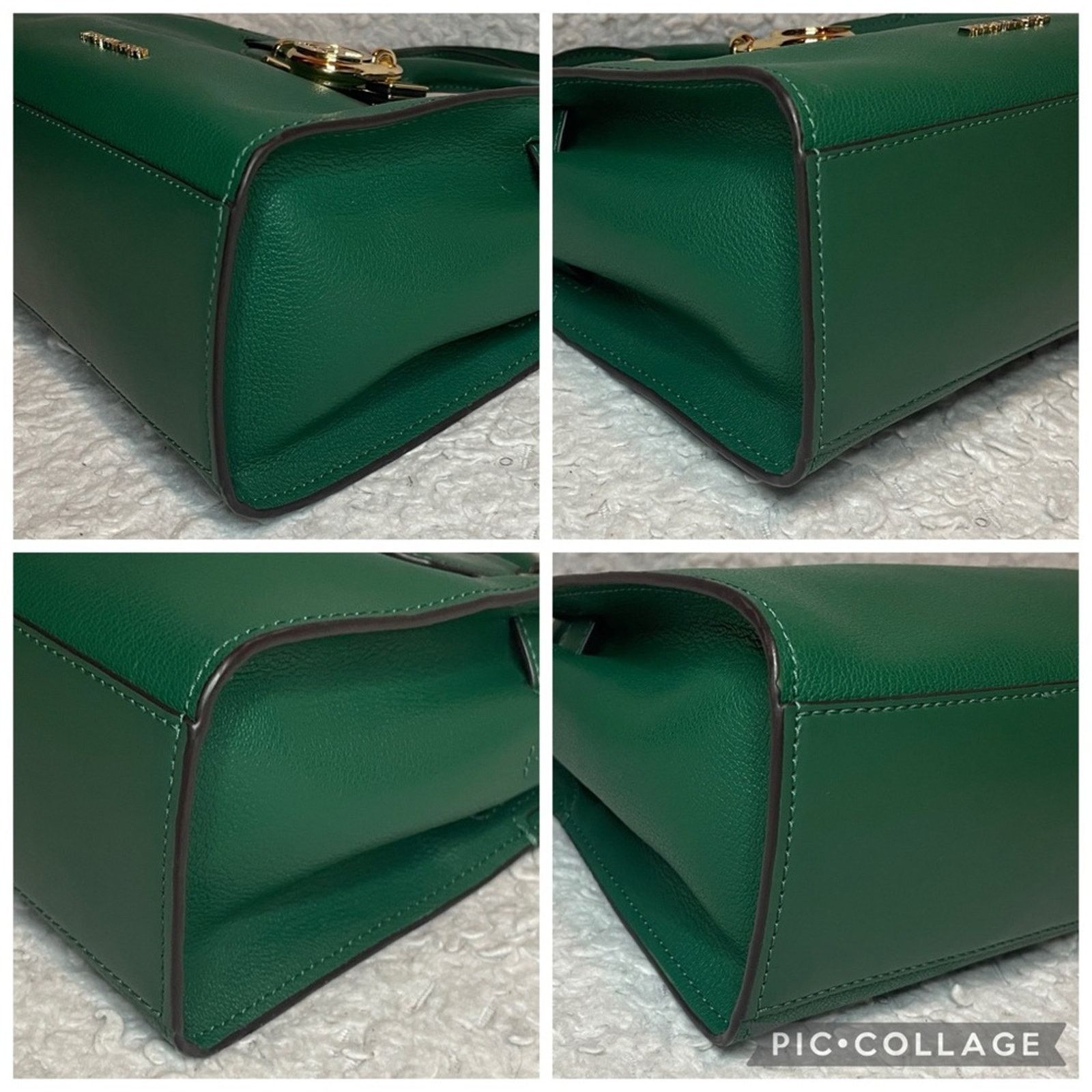 Michael Kors Michael Kors Hamilton Green Satchel Size ONE SIZE - 13 Thumbnail