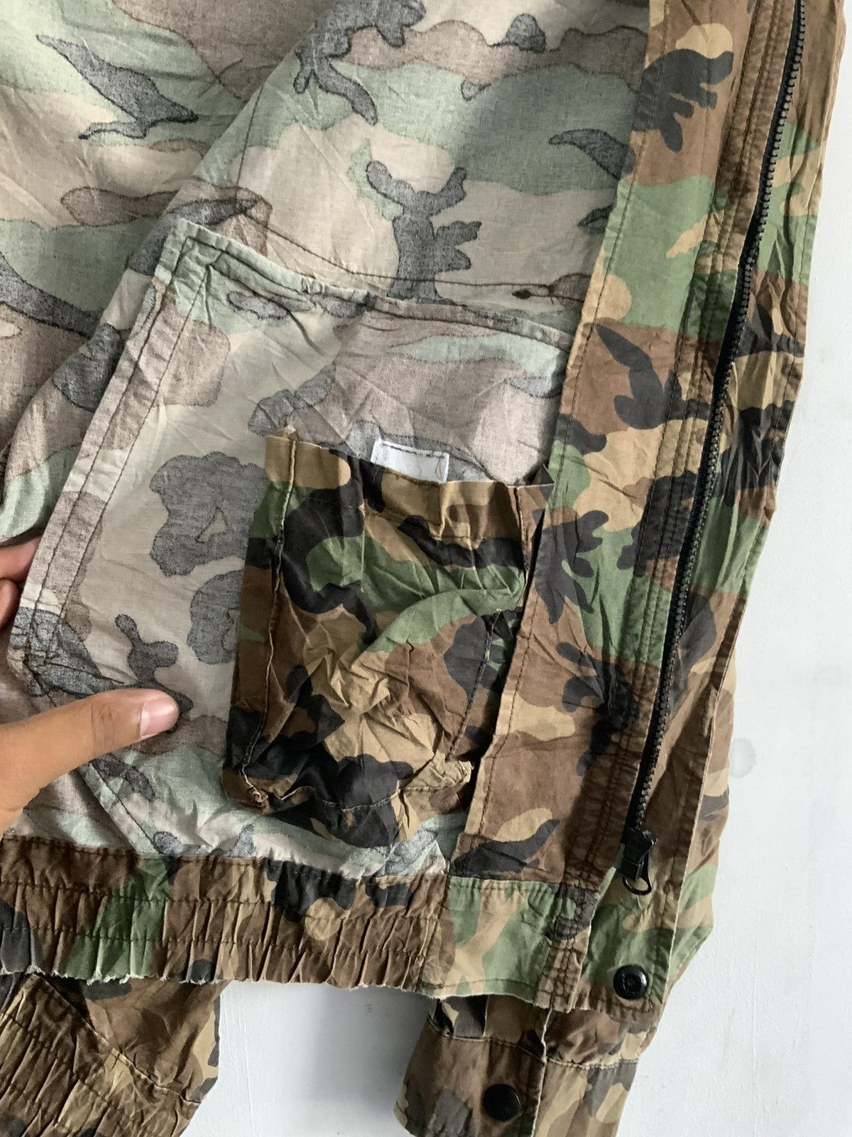 Japanese Brand Camouflage Woodland Tactical Bondage Military Jacket Size US L / EU 52-54 / 3 - 19 Thumbnail