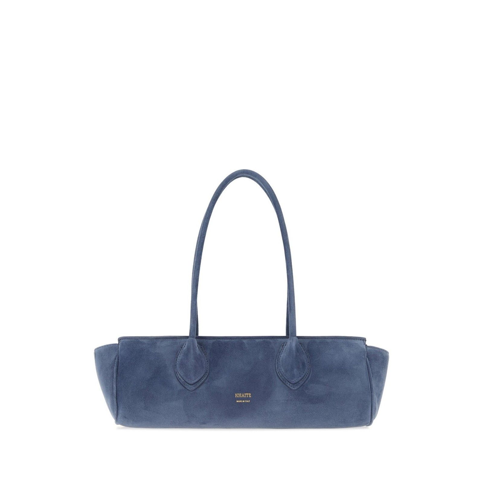 KHAITE KHAITE Donna Blue Suede Shoulder Bag New & Authentic Size ONE SIZE - 1 Thumbnail