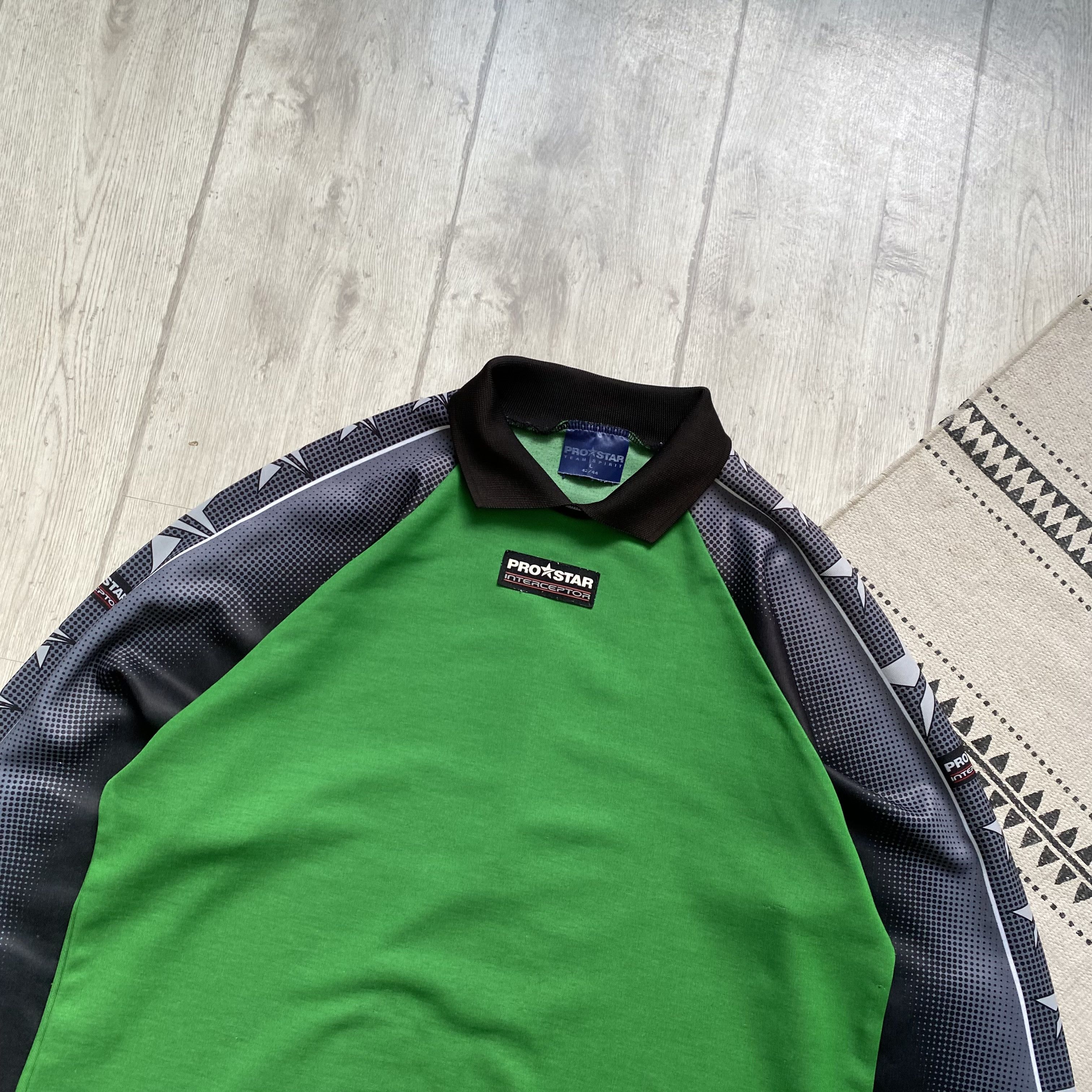 Nike ⚽️ Vintage 80s Soccer Goalkeeper jersey Longsleeve Pro Star Size US L / EU 52-54 / 3 - 3 Thumbnail
