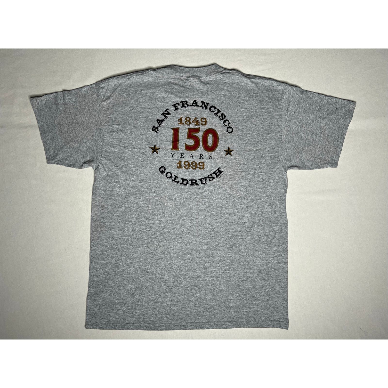 Tultex × Vintage Vintage 1999 San Francisco 150 Years Gold Rush T-shirt XL Size US XL / EU 56 / 4 - 1 Thumbnail