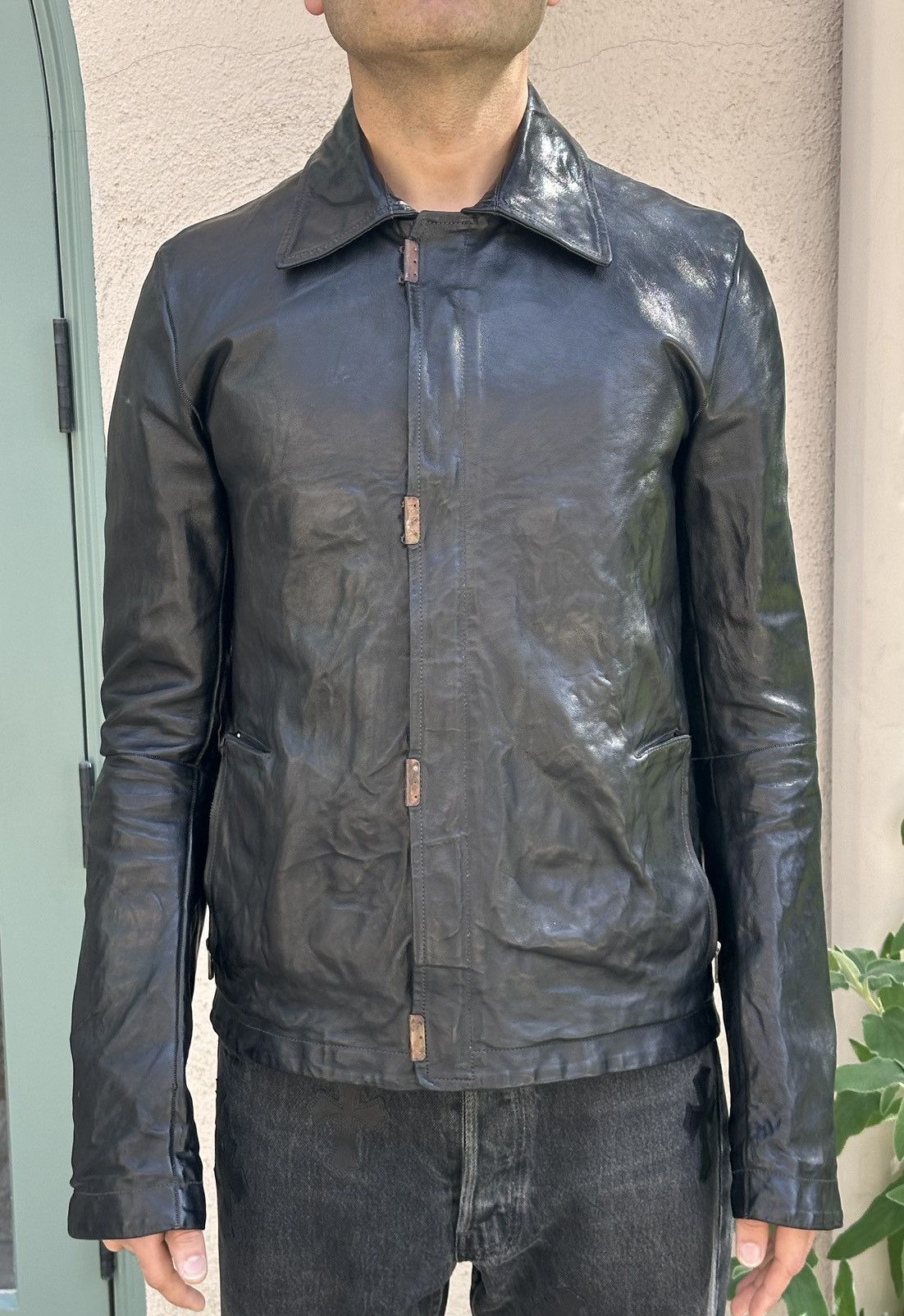 Carol Christian Poell Carol Christian Poell Scarstitch Leather Jacket Size US M / EU 48-50 / 2 - 1 Thumbnail