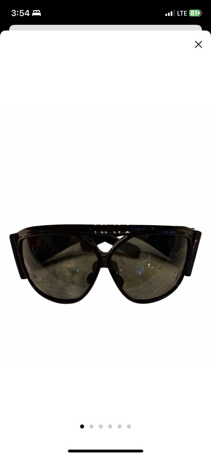 Balenciaga balenciaga futuristic sunglasses by Safilo 2007 collection Size ONE SIZE - 1 Thumbnail