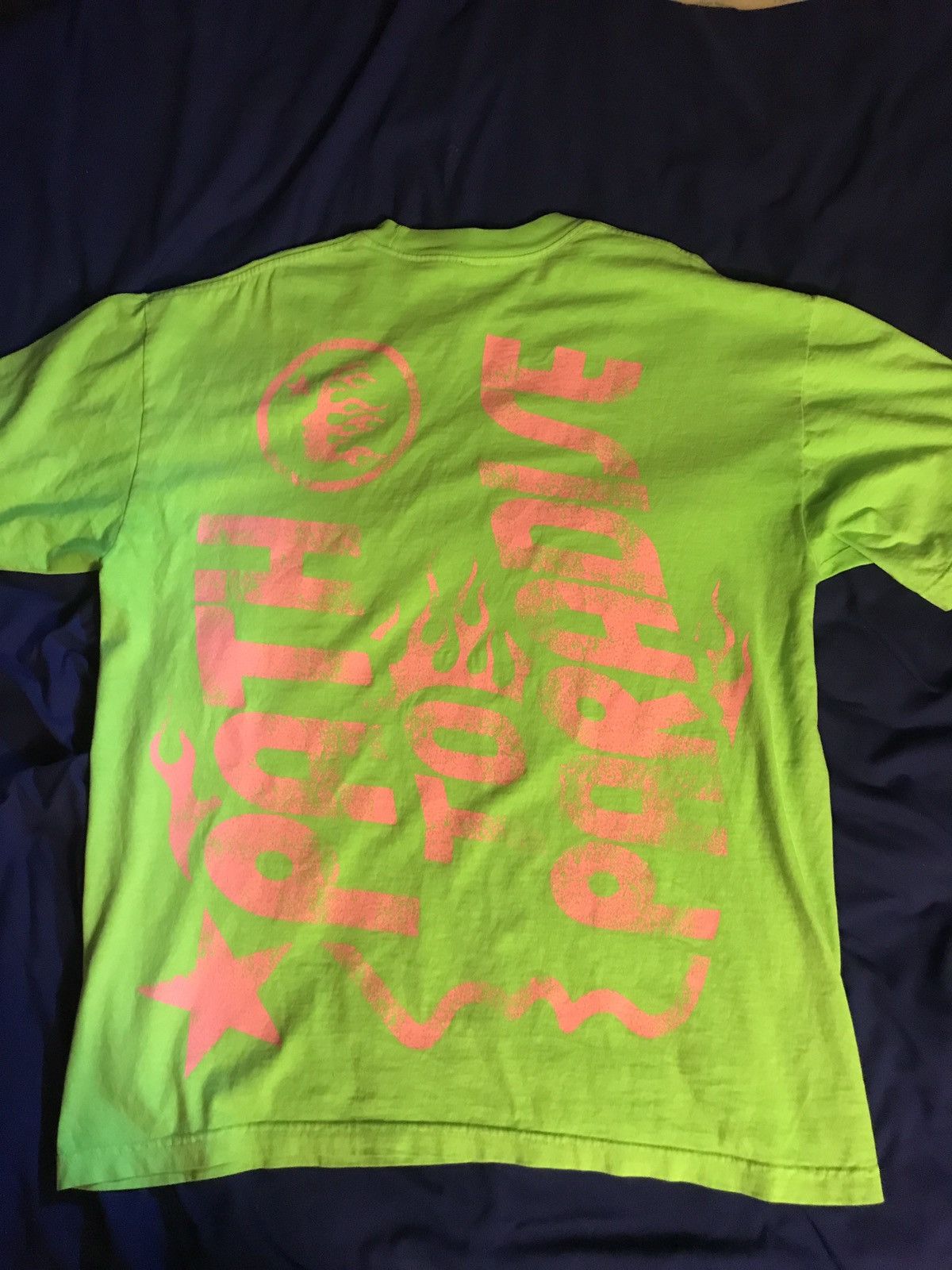 HELLSTAR HELLSTAR green Jesus logo T-Shirt Size US L / EU 52-54 / 3 - 2 Thumbnail