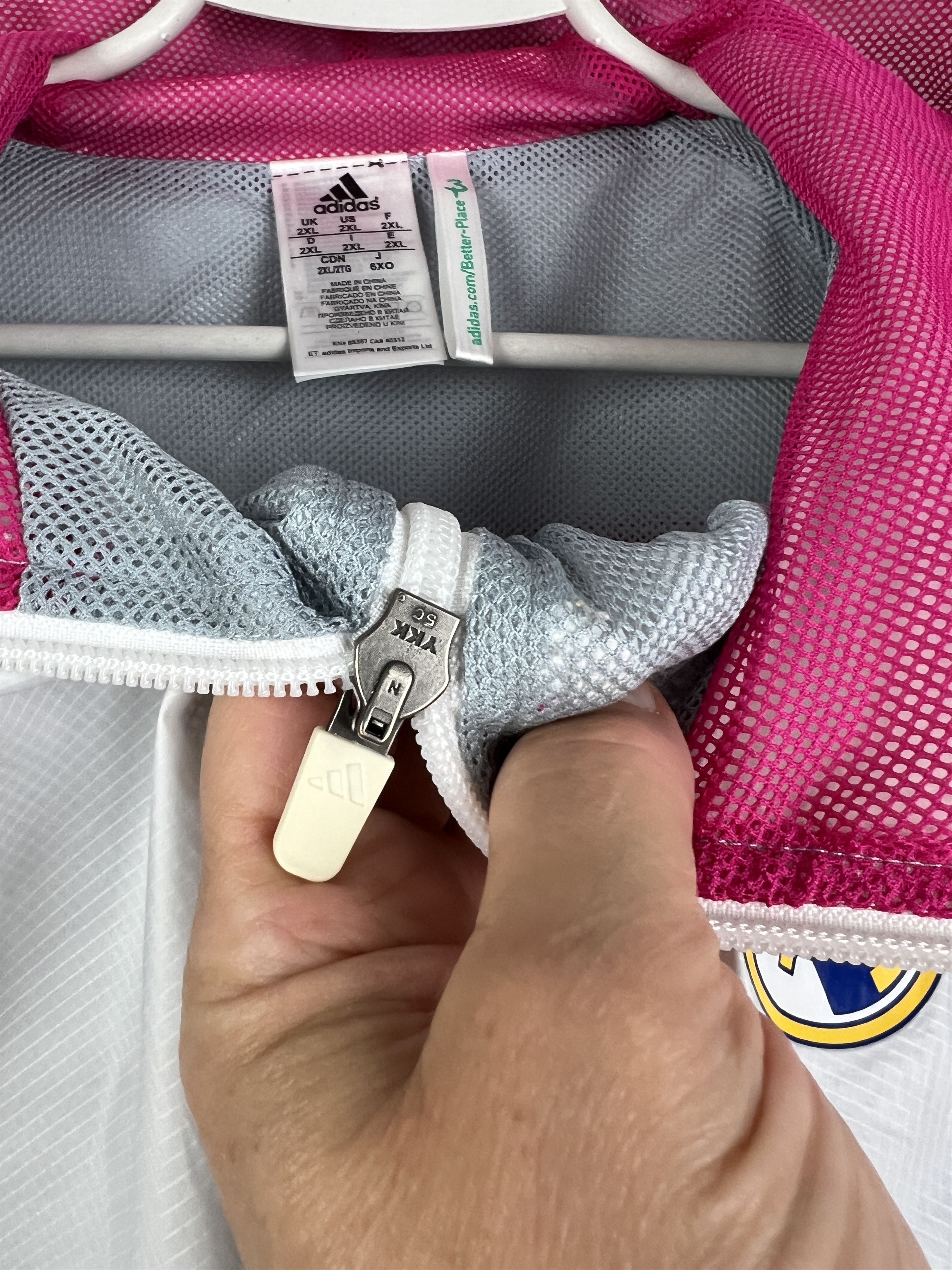 Adidas Real Madrid Football Lighweight Jacket Soccer Track Top Size US XXL / EU 58 / 5 - 4 Thumbnail