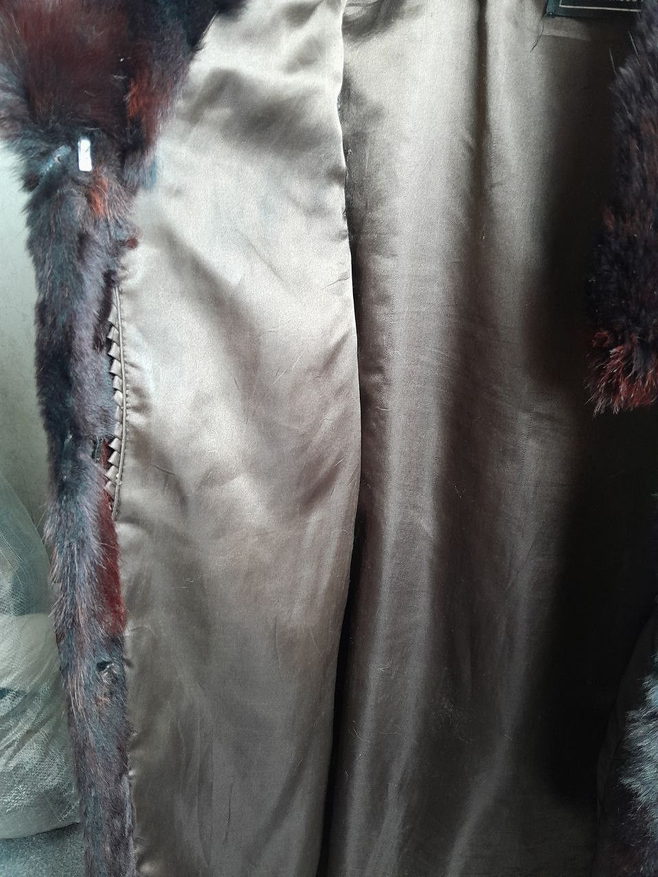 Other Luxury Genuine Mink Fur Coat - Deep Brown - Size 2XL Size XXL / US 16-18 / IT 52-54 - 10 Thumbnail