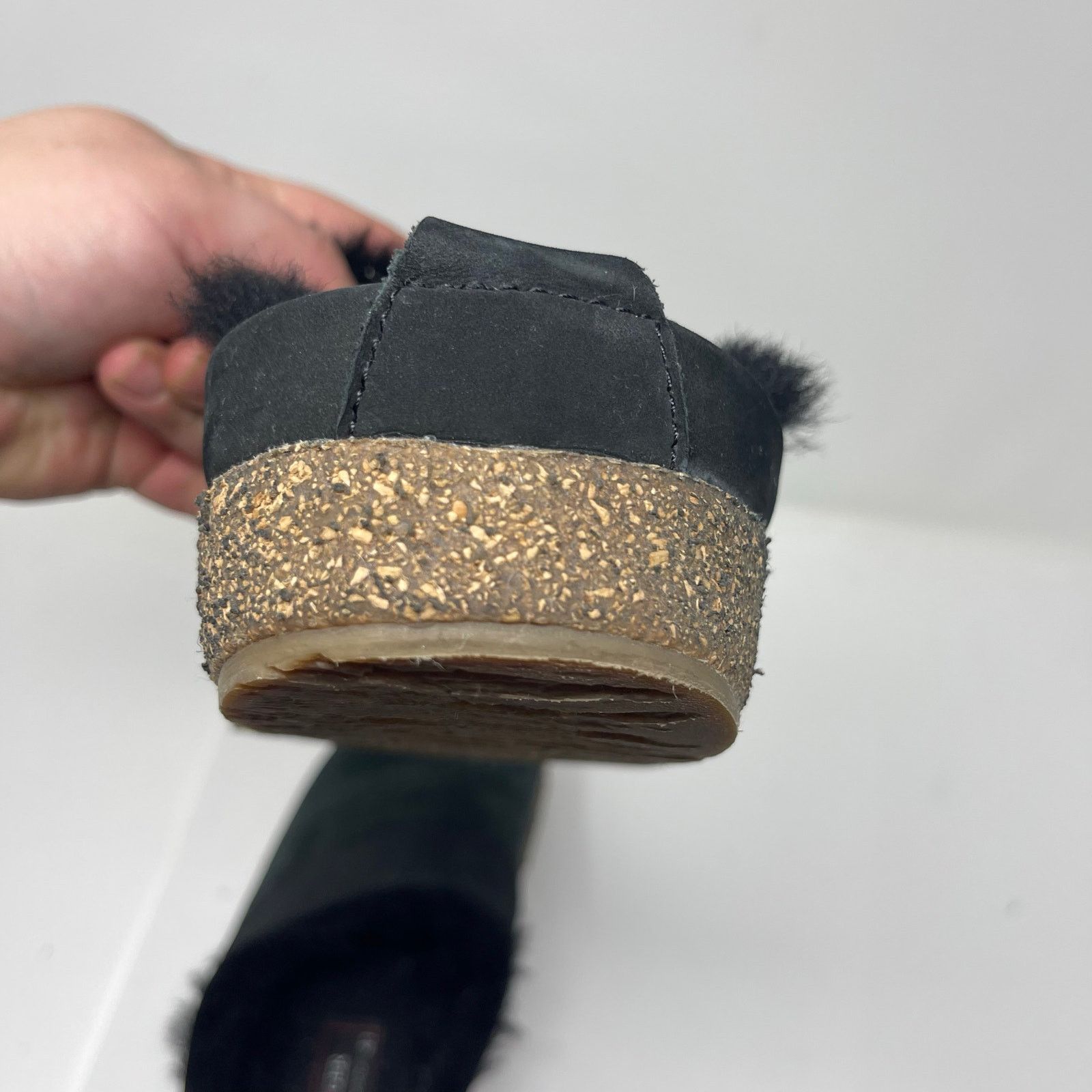 Other Haflinger Snowbird genuine shearling lined slides in Black Size US 10 / IT 40 - 9 Thumbnail