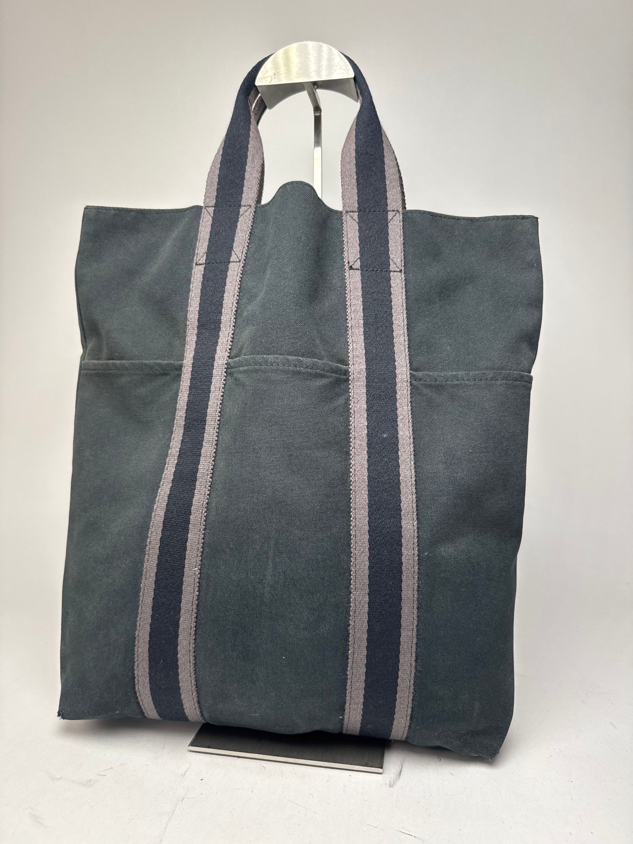 Other Vintage Hermes Canvas Tote bag black Size ONE SIZE - 1 Thumbnail