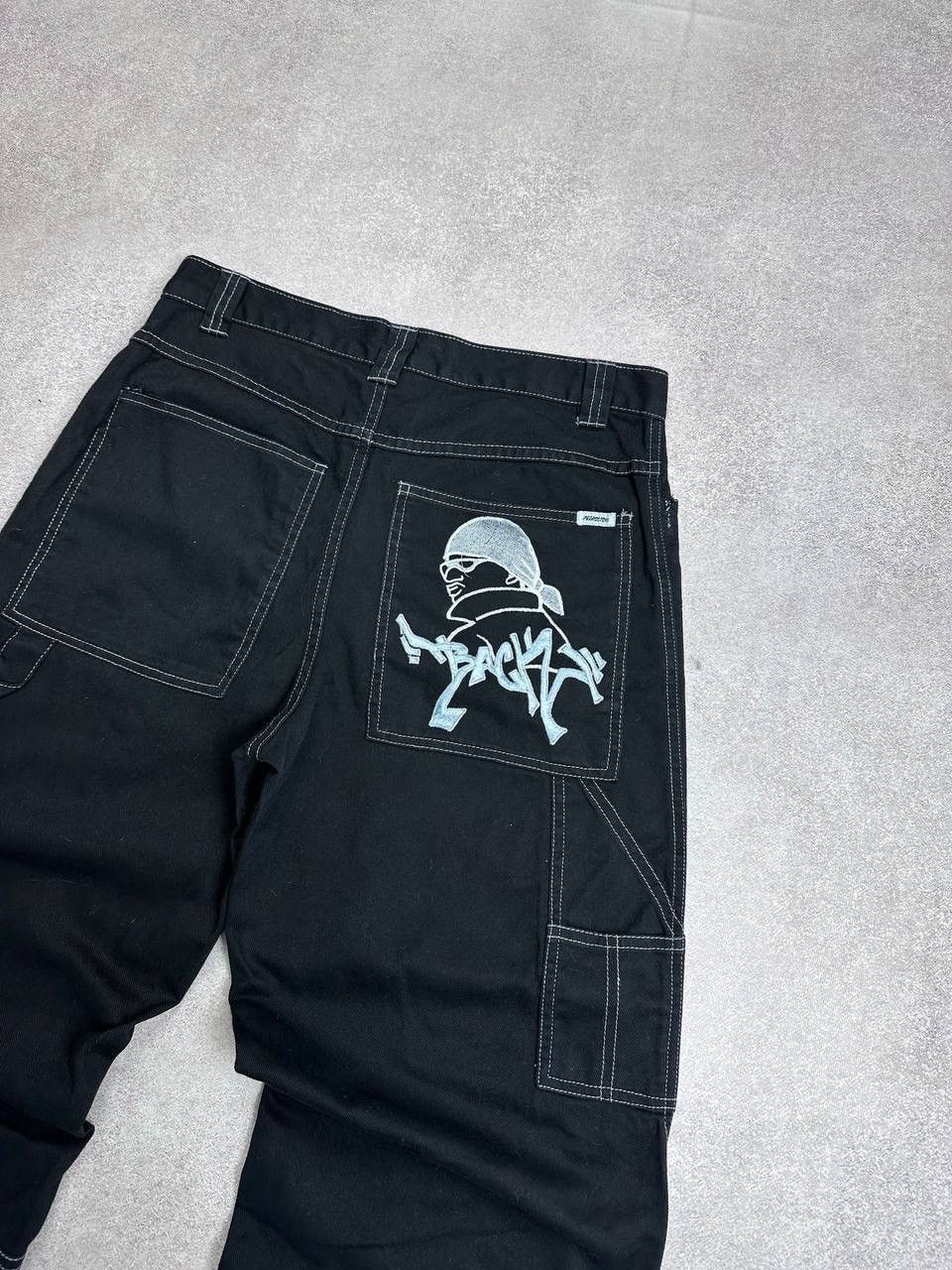 JNCO Vintage 90s Fubu Jnco Style Rap Y2K Jeans 34 Size US 34 / EU 50 - 2 Thumbnail