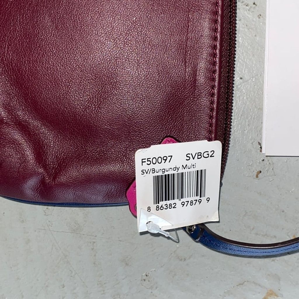 Coach COACH quilted park wristlet, NWT F50097 burgundy leather Size ONE SIZE - 3 Thumbnail