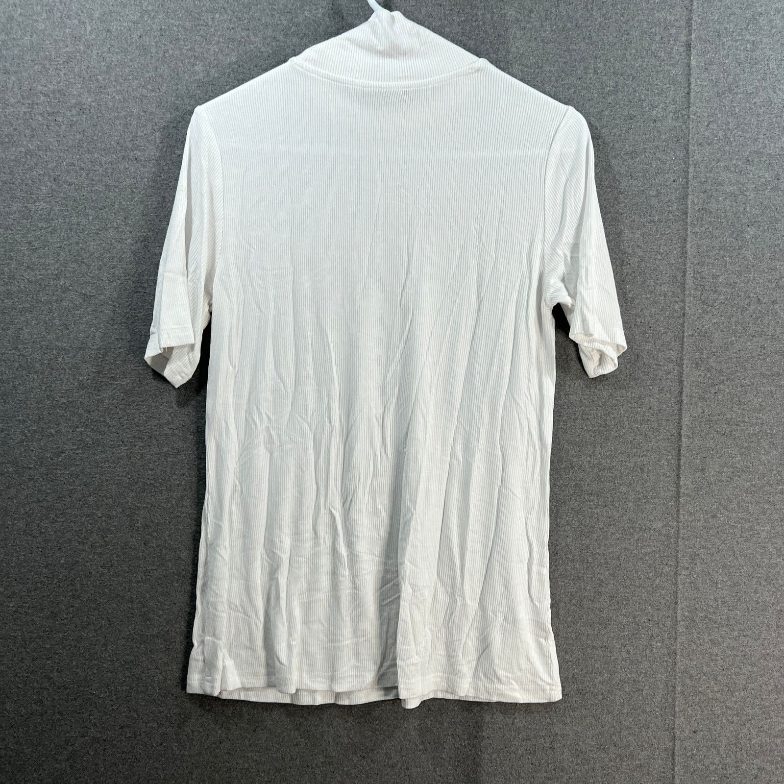 Other Laurie Felt Rib Silky Rayon Made From Bamboo Turtle Neck Size XS / US 0-2 / IT 36-38 - 2 Thumbnail