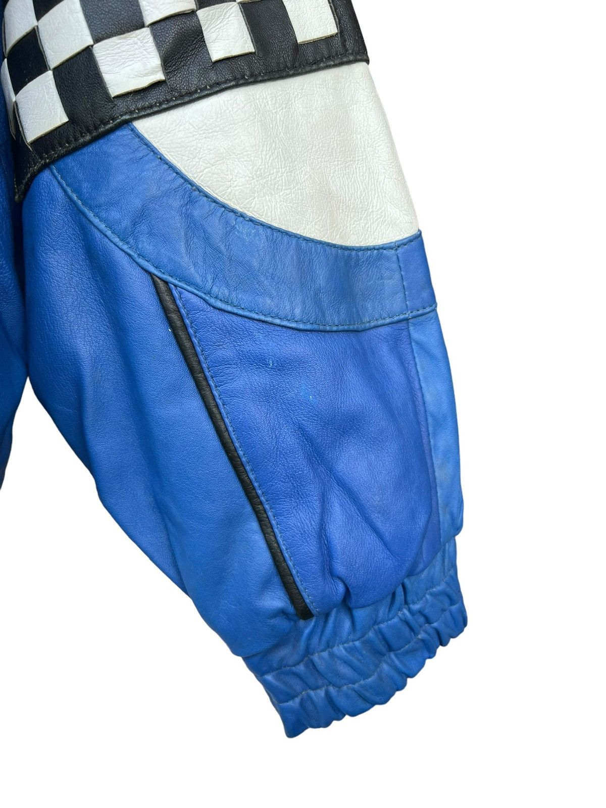 Vintage Vintage Covernett Racing Spellout Baggy Leather Jacket Size US M / EU 48-50 / 2 - 20 Thumbnail