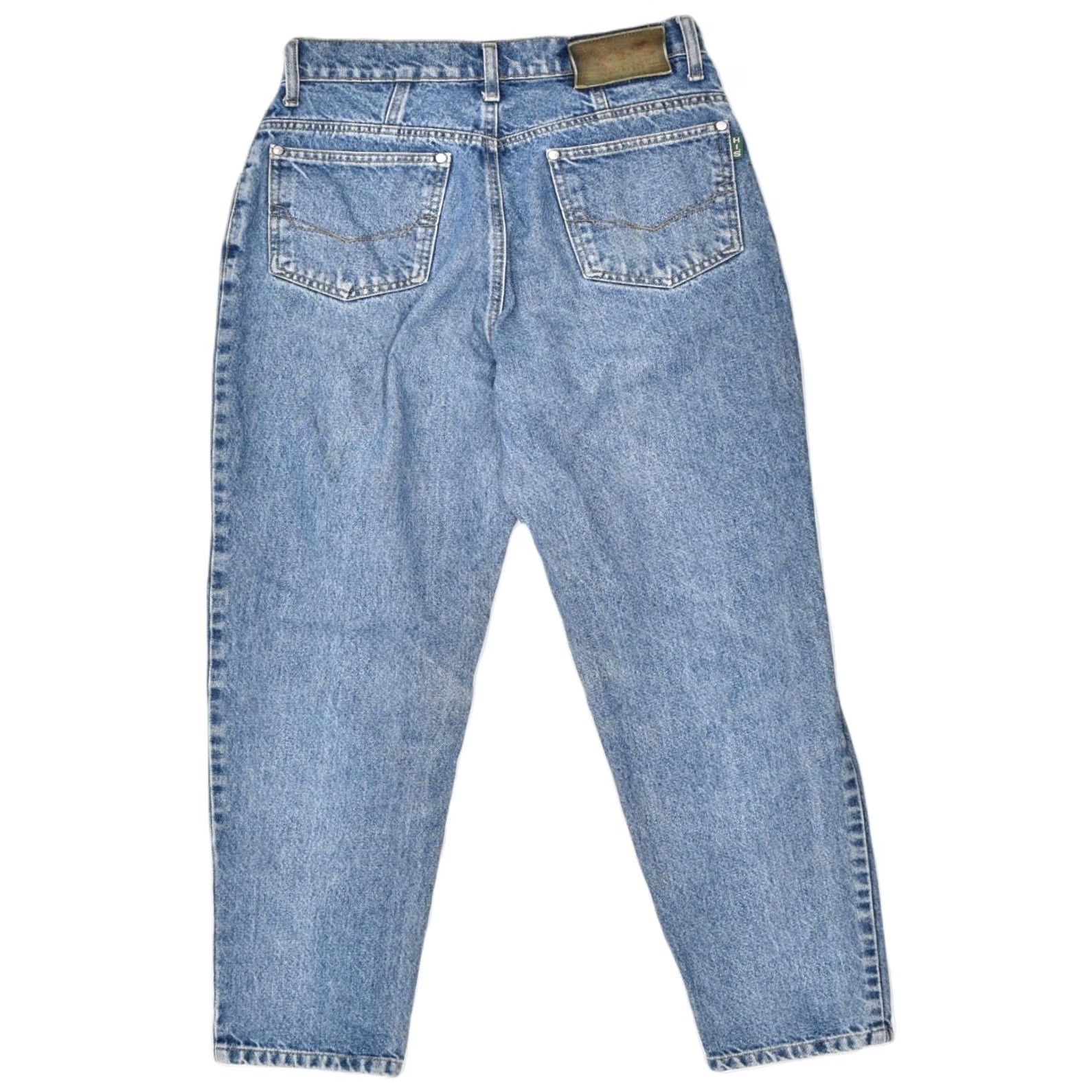 Vintage H.I.S Womens Slim Jeans Blue UK 14 W30 L29 Cotton Size 30" / US 8 / IT 44 - 2 Thumbnail