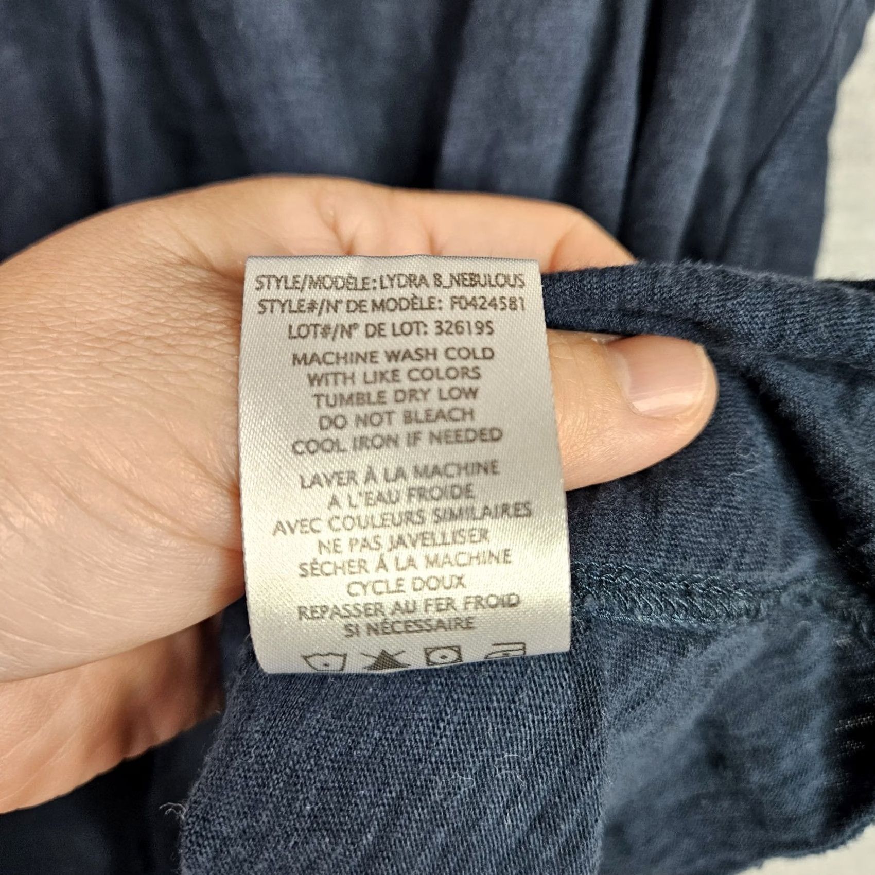 Theory Theory Women's Tank Top S Navy Blue Cotton Round Neck Sleeveless Regular Fit Shirt Womens Size S / US 4 / IT 40 - 8 Thumbnail