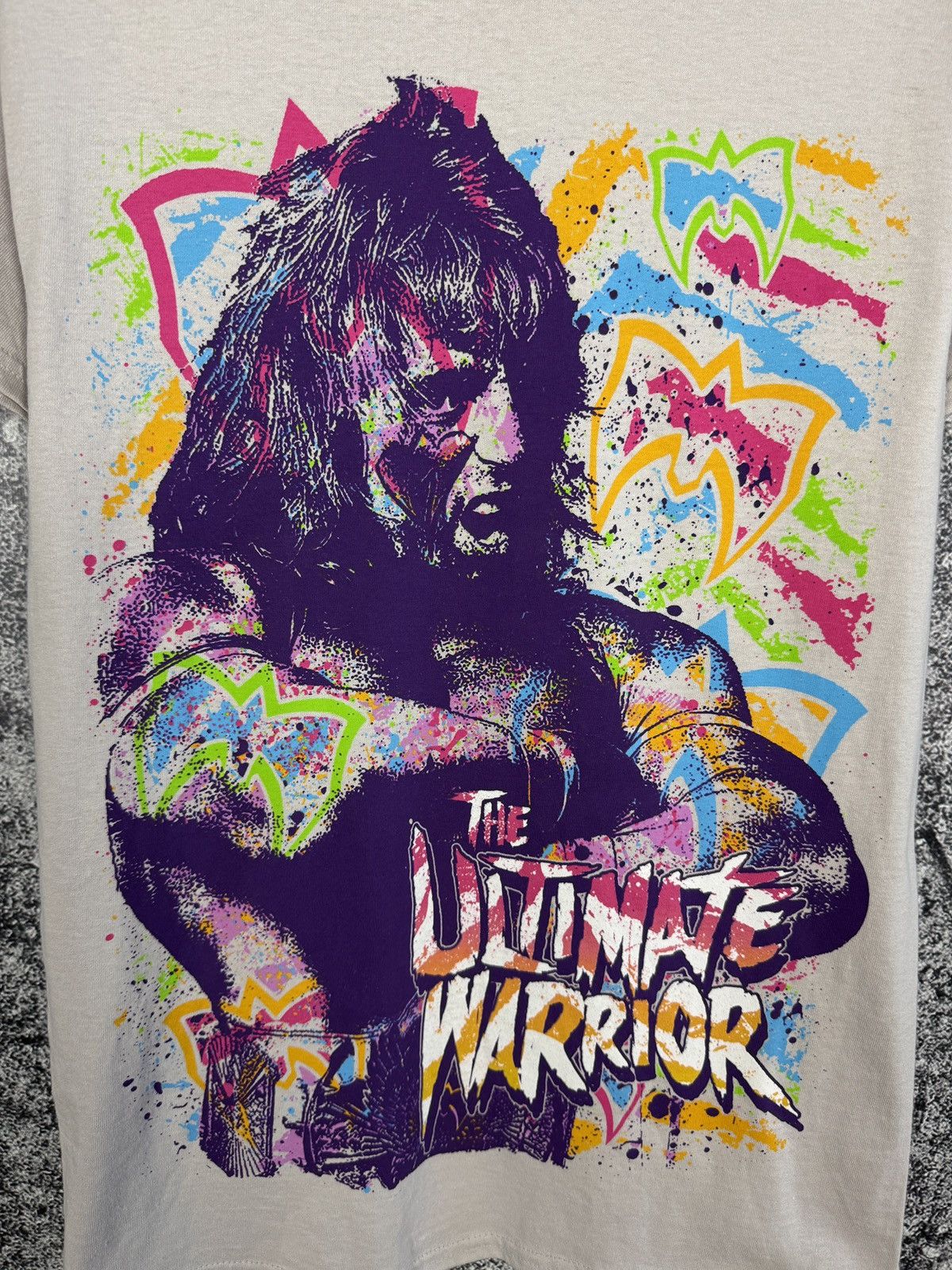 WWE Men’s Vintage Ultimate Warrior Wrestling Tee WWE Size S Size US S / EU 44-46 / 1 - 6 Thumbnail