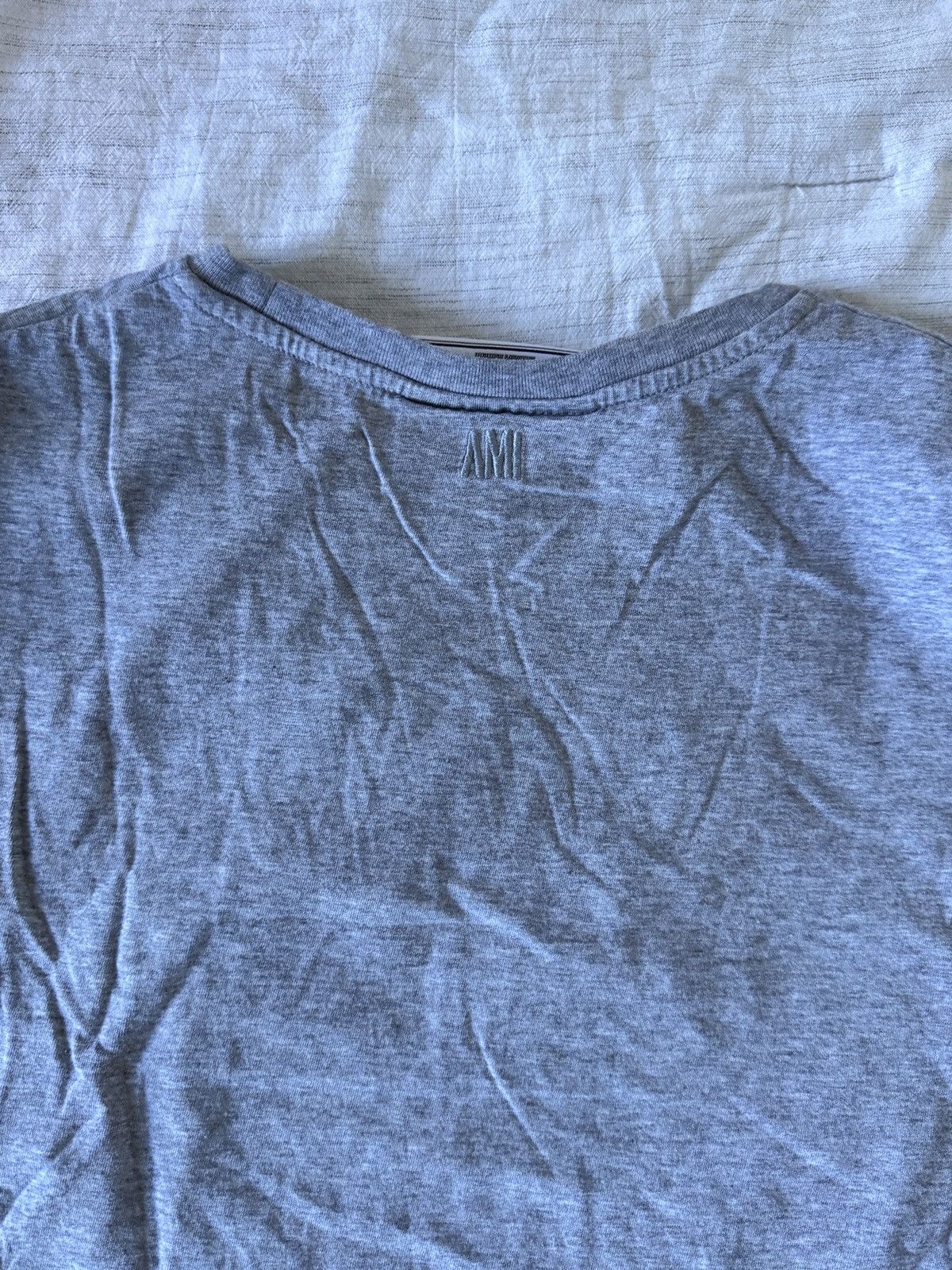 AMI Ami Gray Chest Pocket Tee Size US S / EU 44-46 / 1 - 5 Thumbnail