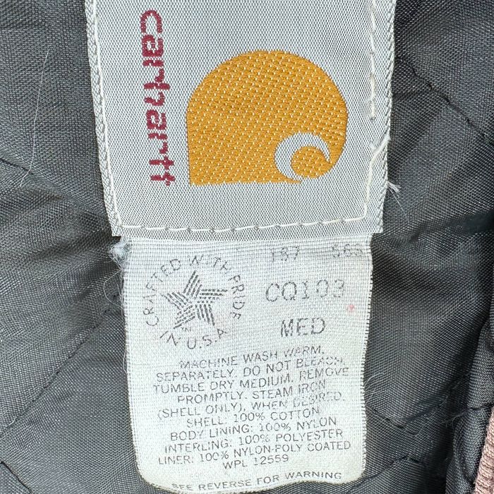 Vintage Vintage 1987 Carhartt CQ103 Duck Hunting Jacket USA Medium ...