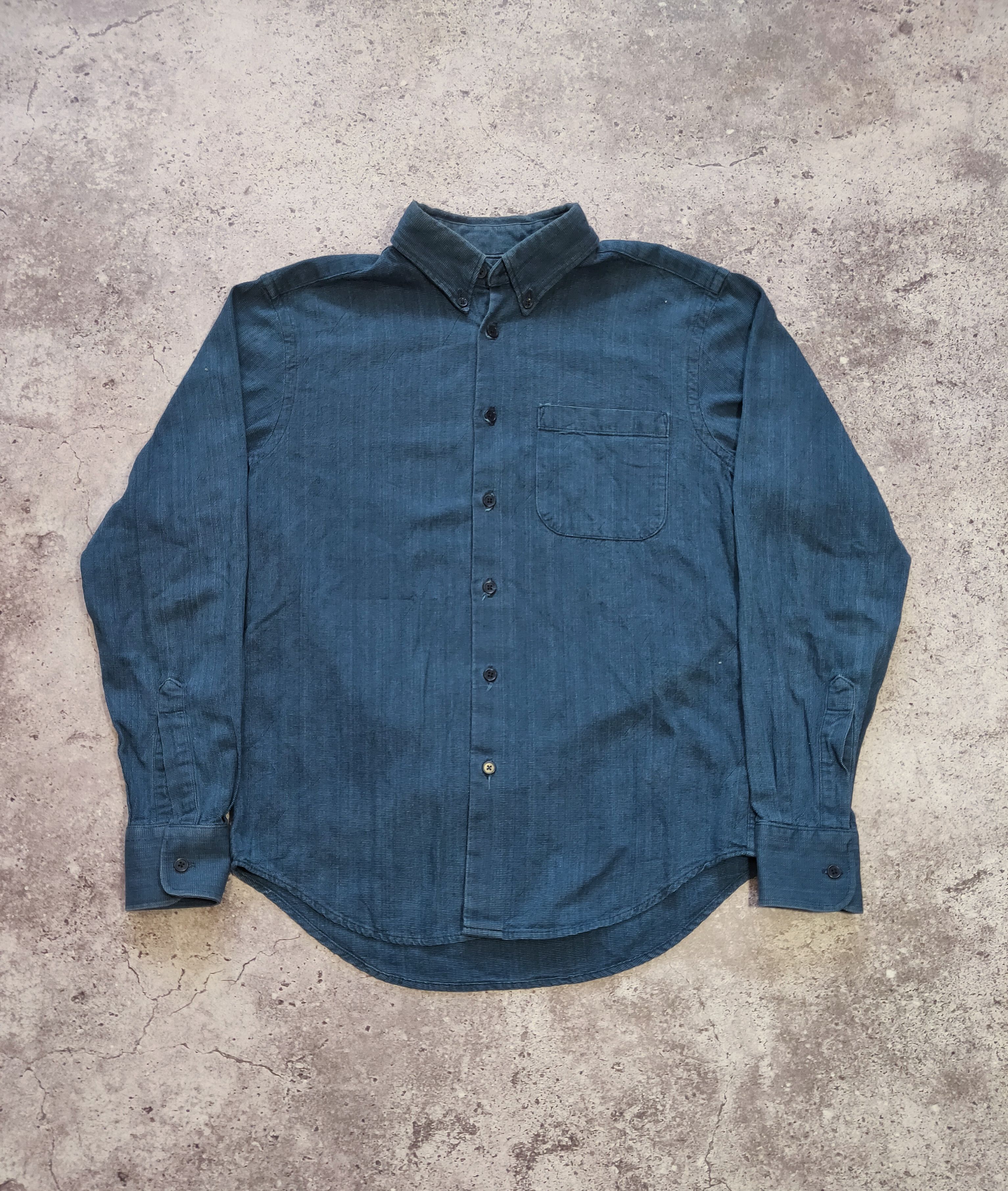 Naked & Famous NAKED & FAMOUS made in canada indigo dyed shirt Size US M / EU 48-50 / 2 - 1 Thumbnail