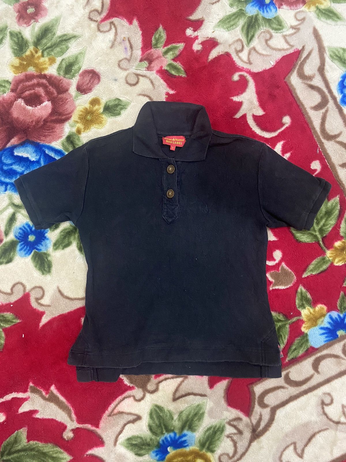 Vivienne Westwood Vivienne Westwood Red Label Women Black Polo Tee Size S / US 4 / IT 40 - 1 Thumbnail
