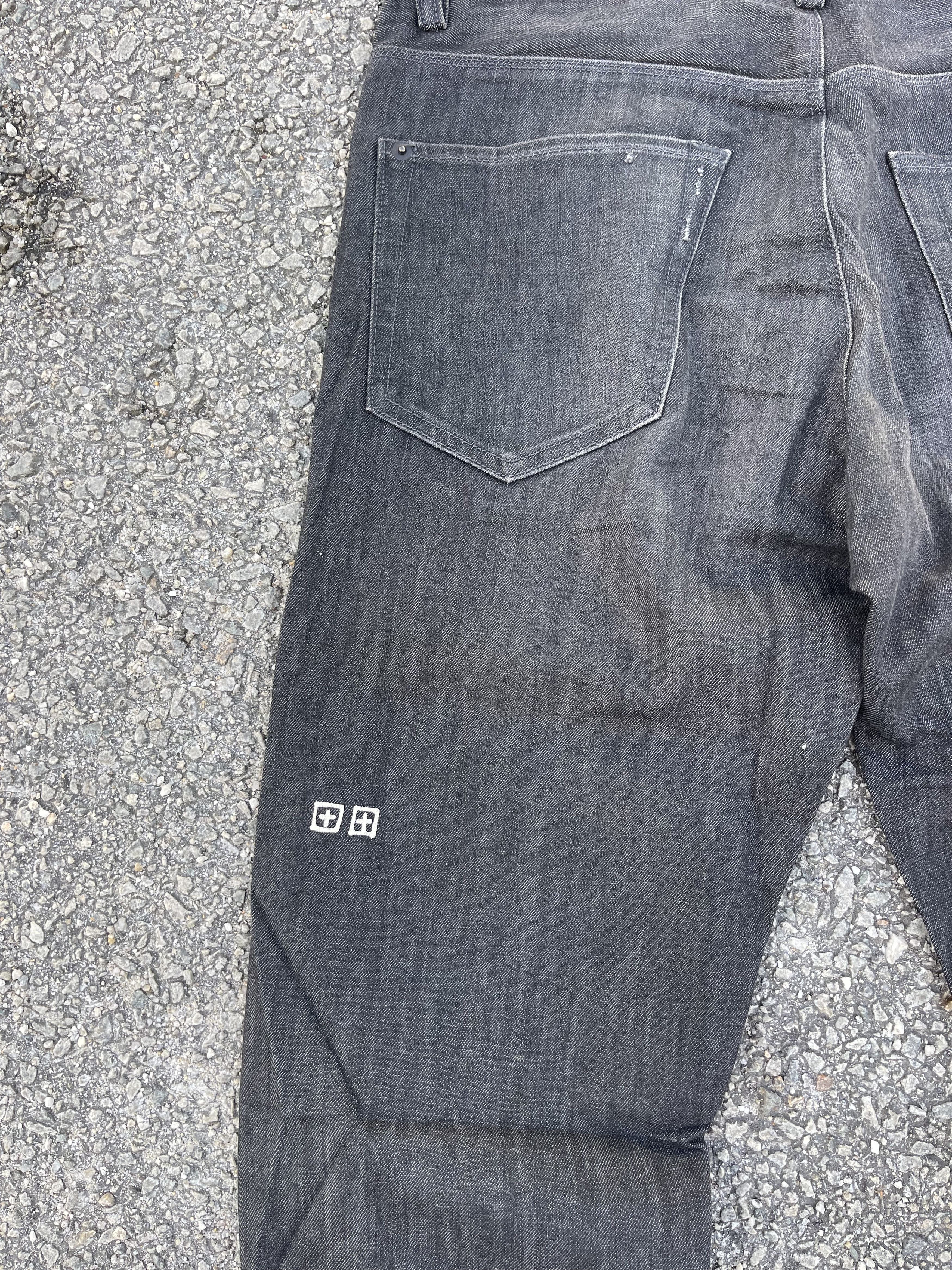 Ksubi Ksubi Dee Dee Pre Loved Black Denim Size US 33 - 15 Thumbnail