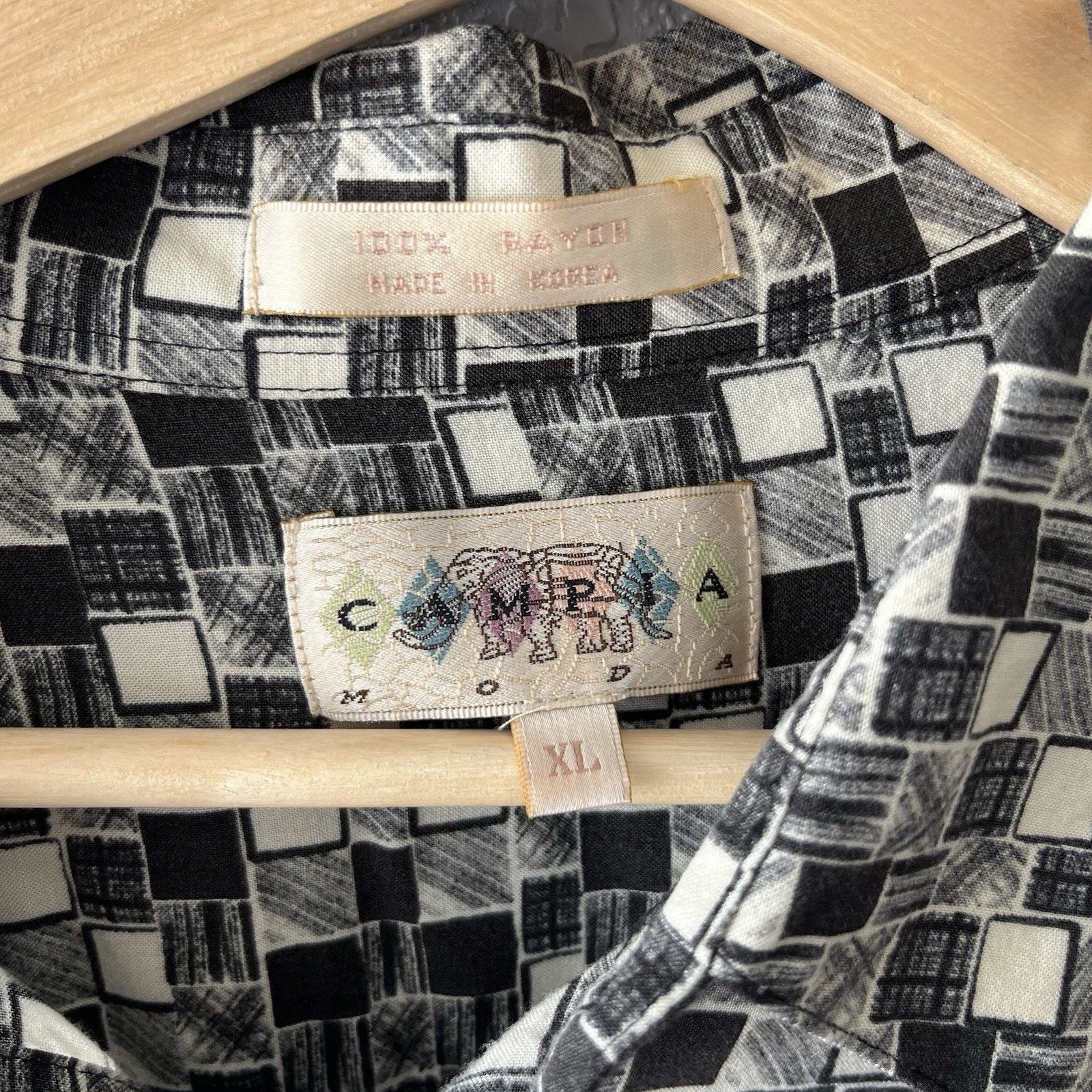 Campia Moda Vintage Campia Button Down Shirt Mens XL Crazy Pattern Minim Size US XL / EU 56 / 4 - 5 Thumbnail