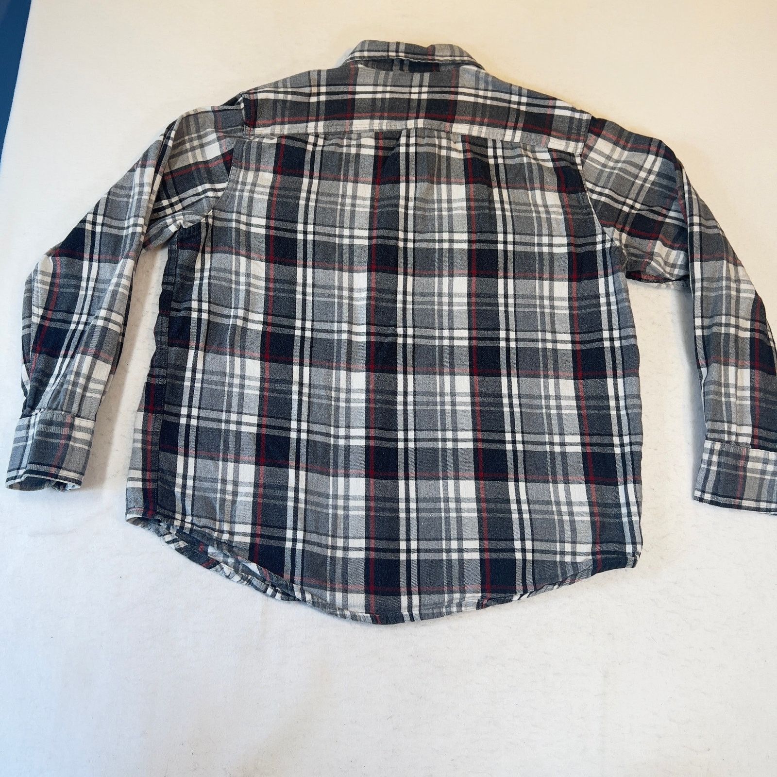 Timberland Timberland Flannel Button Up Shirt Men's Large Black Grey Size US L / EU 52-54 / 3 - 9 Thumbnail