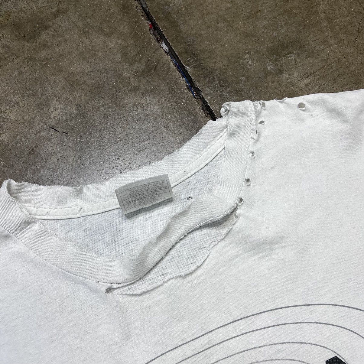 Jordan Brand × Nike × Vintage Vintage 90s Nike Jordan Graphic Tee Last Shot The Best Ever Size US XXL / EU 58 / 5 - 9 Thumbnail