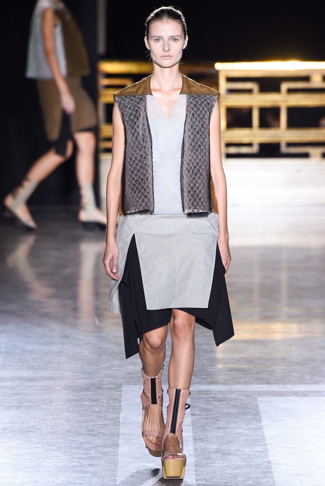 Rick Owens Rick Owens FAUN SS15 Pearl Strapless Dress Size S / US 4 / IT 40 - 4 Thumbnail