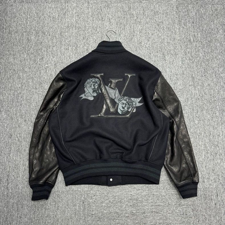 Louis Vuitton louis vuitton Embossed presbyopic baseball uniform jacket Size US M / EU 48-50 / 2 - 2 Thumbnail