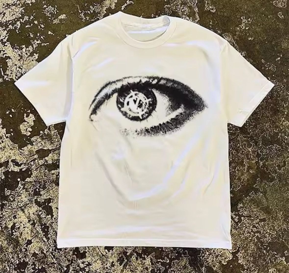Japanese Brand Gothic 90s Streetwear Human Eye T-Shirt Punk Graphic Tees Size US M / EU 48-50 / 2 - 4 Thumbnail
