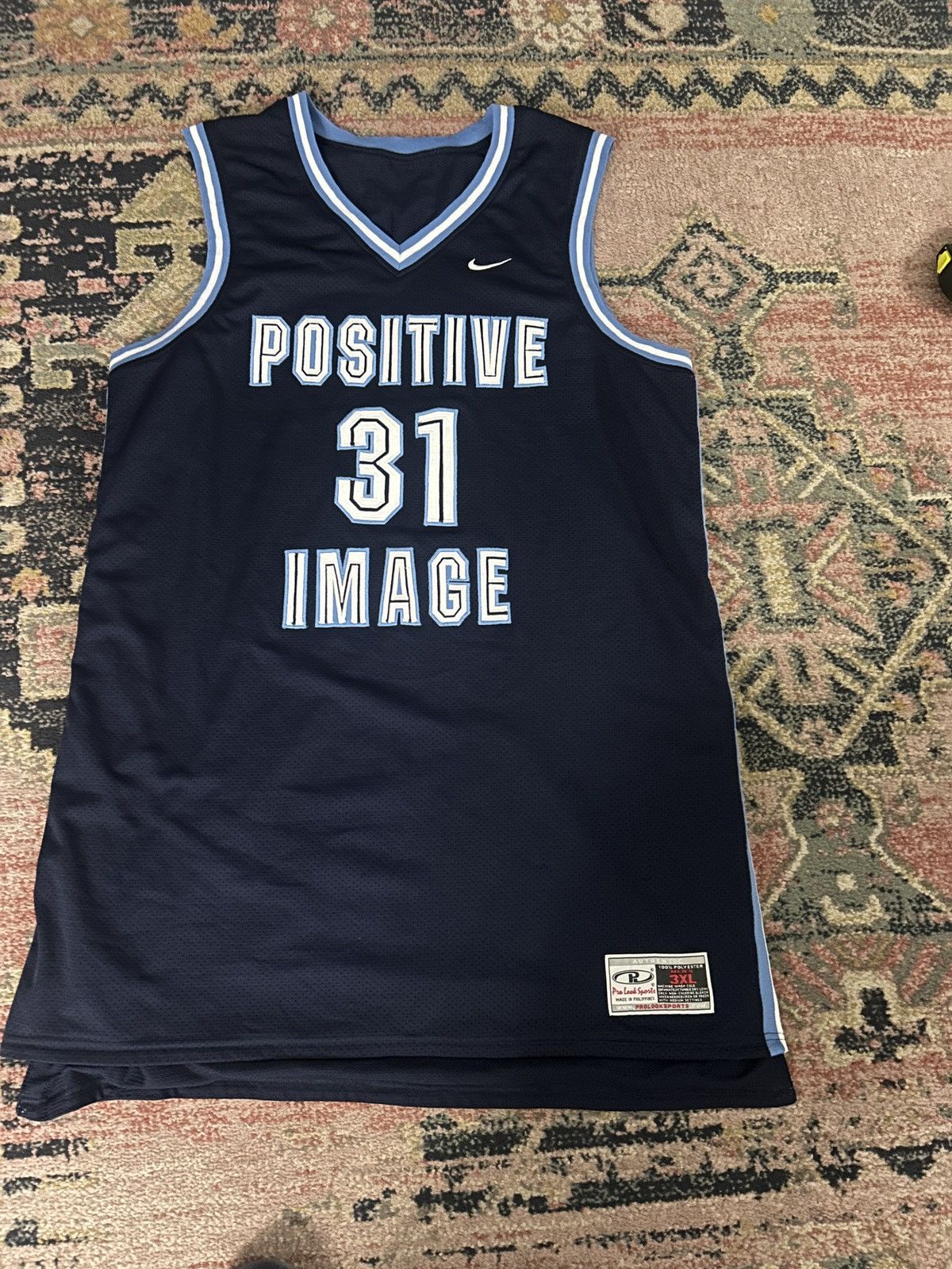 Vintage Malik Rose #31 Positive Image Philly AAU Jersey Size 3XL Size US XXL / EU 58 / 5 - 1 Thumbnail