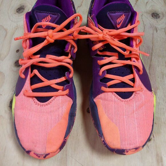 Nike Nike Air Zoom Freak 2 Bright Mango Basketball Shoes Size US 9 / EU 42 - 3 Thumbnail