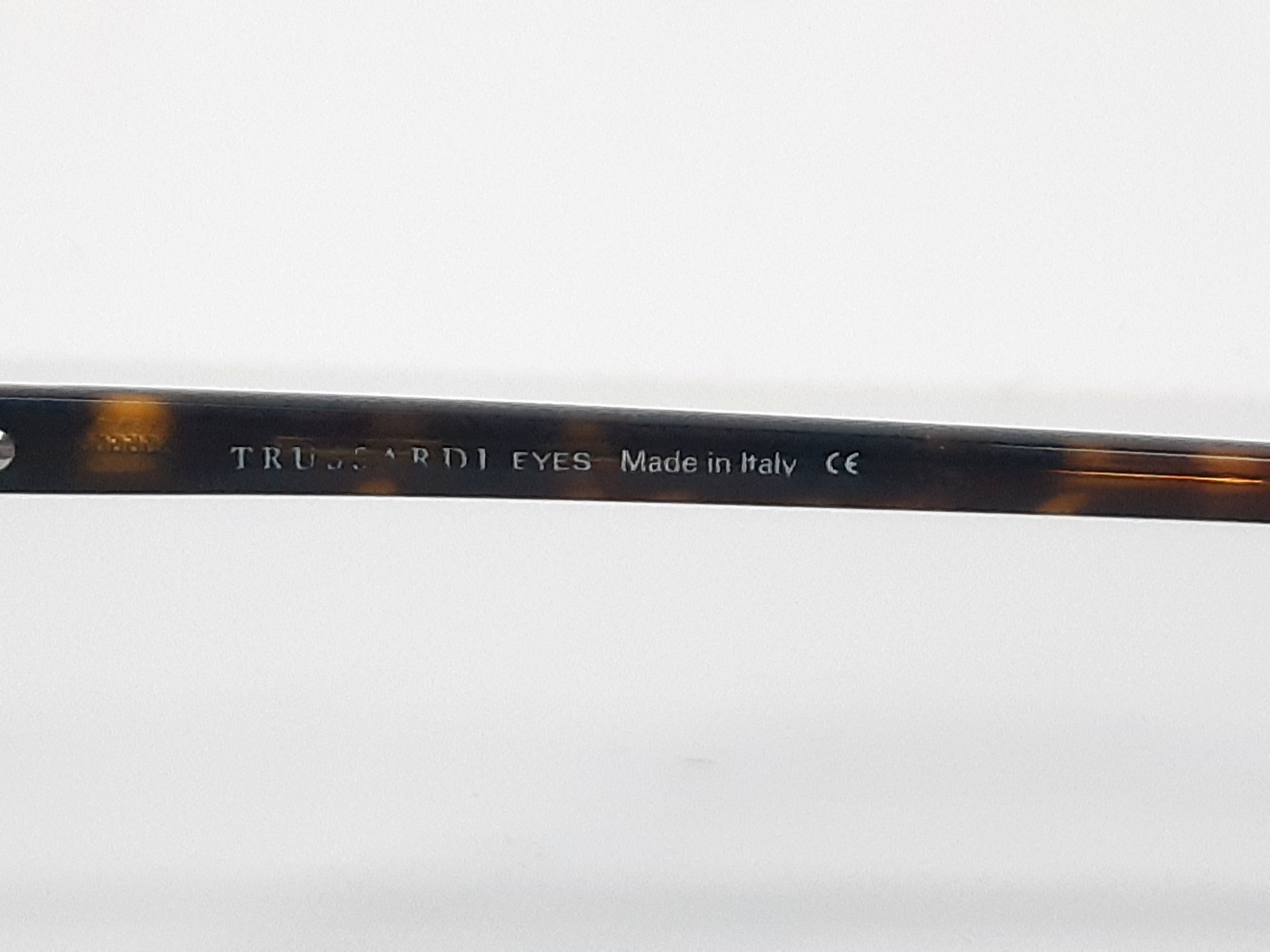 Trussardi Vintage TRUSSARDI Eyes TE 10133 Italy Eyeglasses Frame Size ONE SIZE - 8 Thumbnail