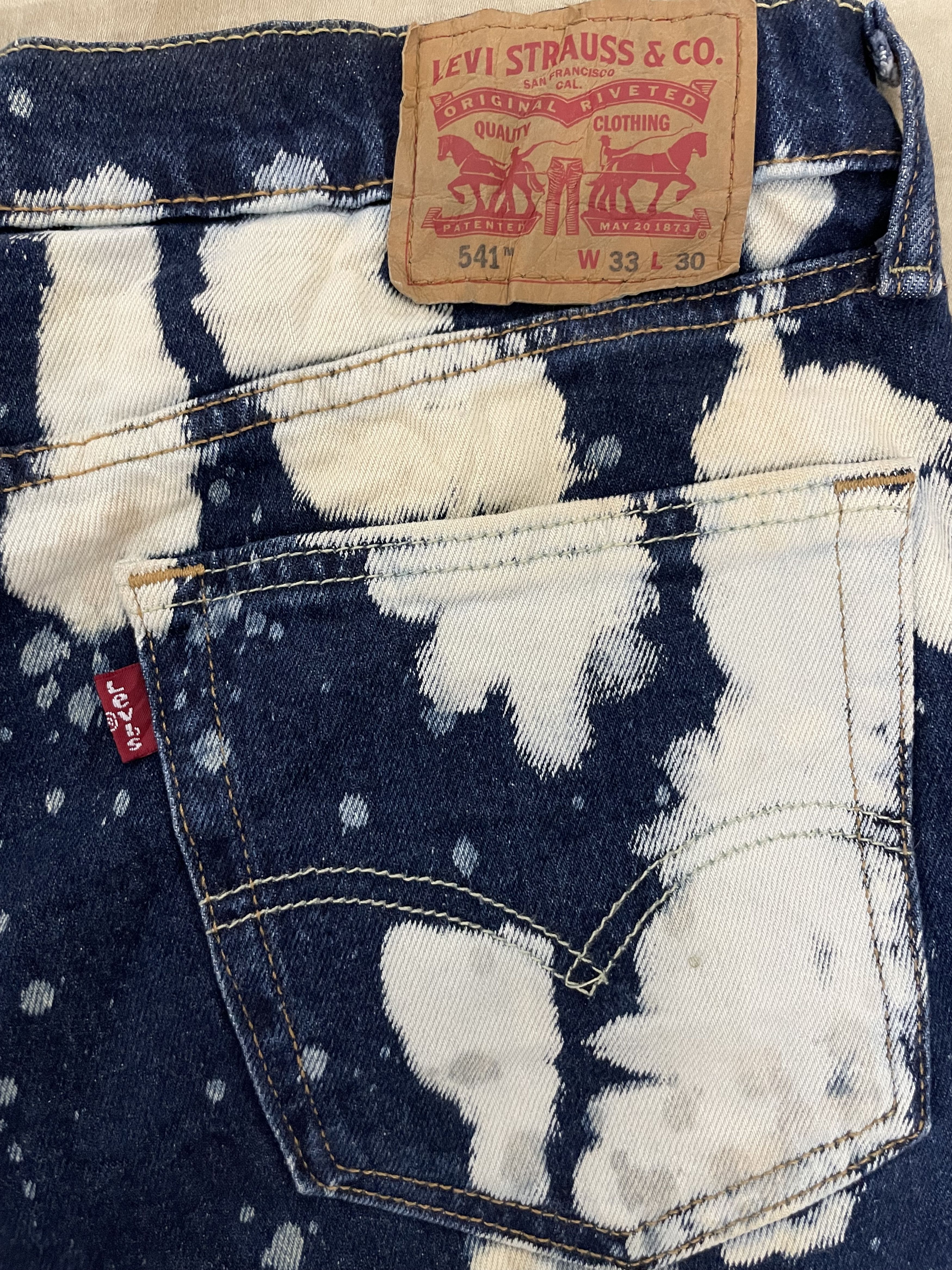 Vintage Vintage Levis Acidwash x Vintage Size US 35 - 5 Thumbnail