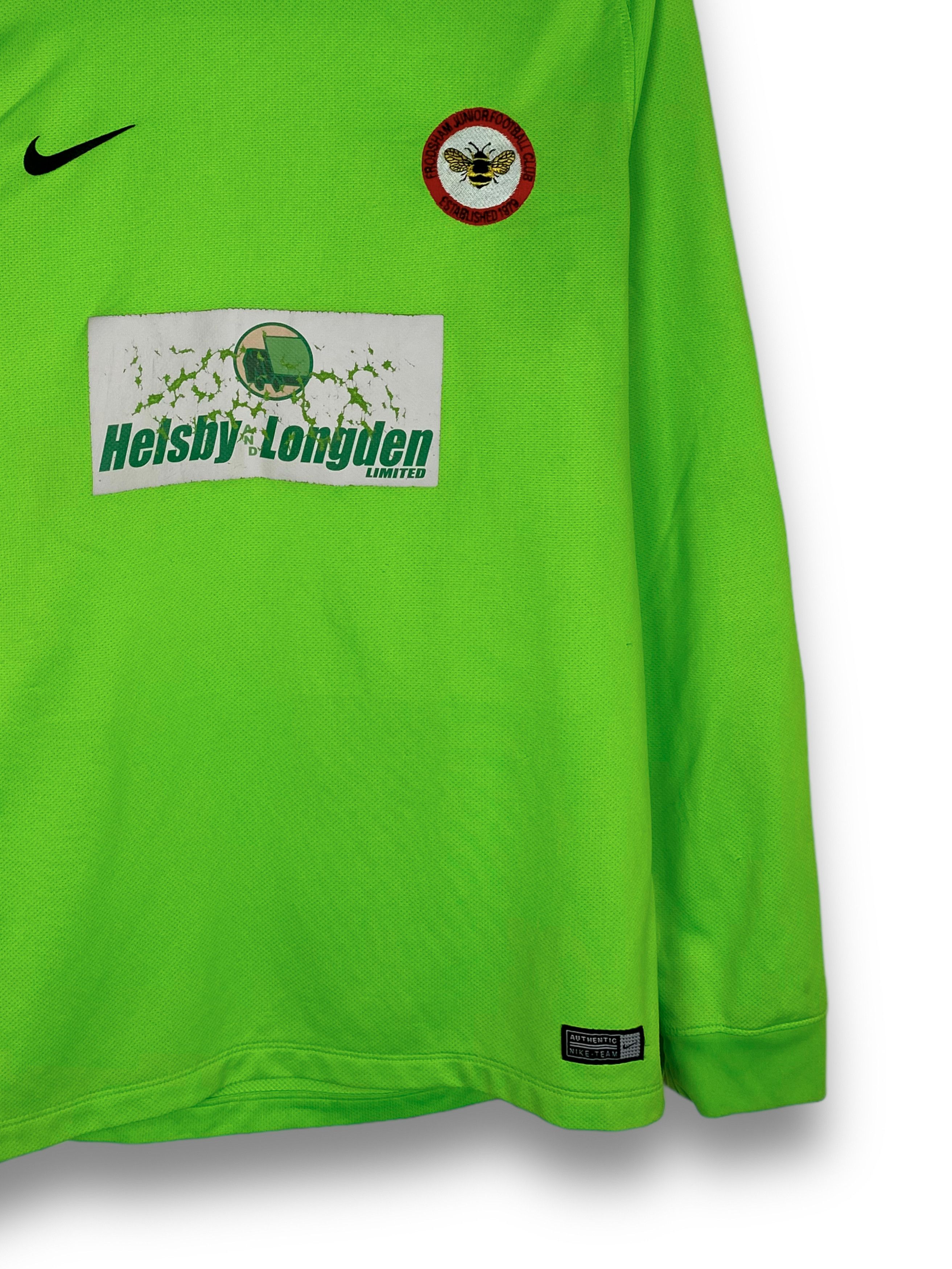 Nike Vintage NIKE FRODSHAM Training Green Longsleeve М480 Size US M / EU 48-50 / 2 - 2 Thumbnail