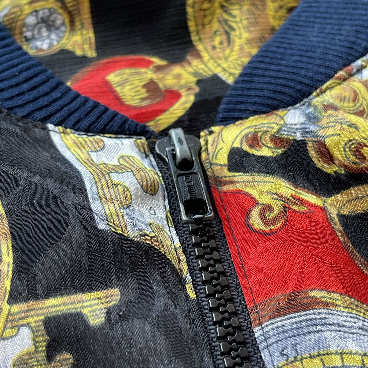 Vintage Vintage 80s Clock Pattern Zip Up Jacket Versace Style Size US M / EU 48-50 / 2 - 6 Thumbnail
