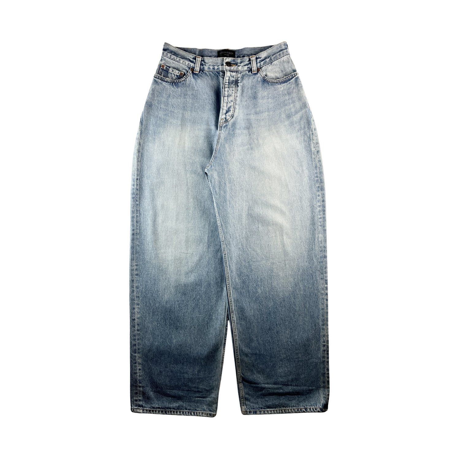 Balenciaga Balenciaga Blue Baggy Jeans Size US 30 / EU 46 - 2 Thumbnail