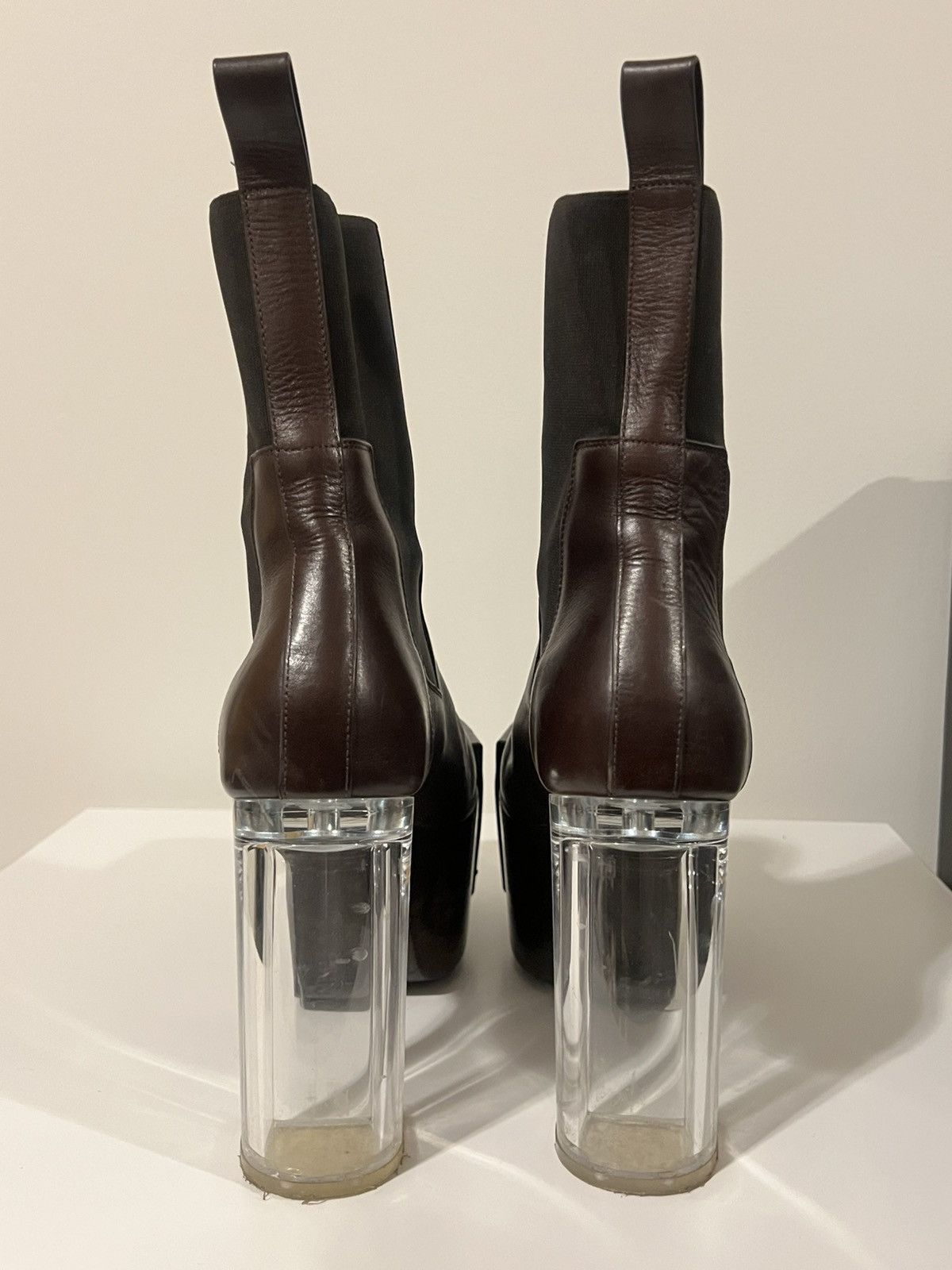 Rick Owens Rick Owens Luxor Oxblood Kiss Heels sz 43’5 Size US 10.5 / EU 43-44 - 7 Thumbnail
