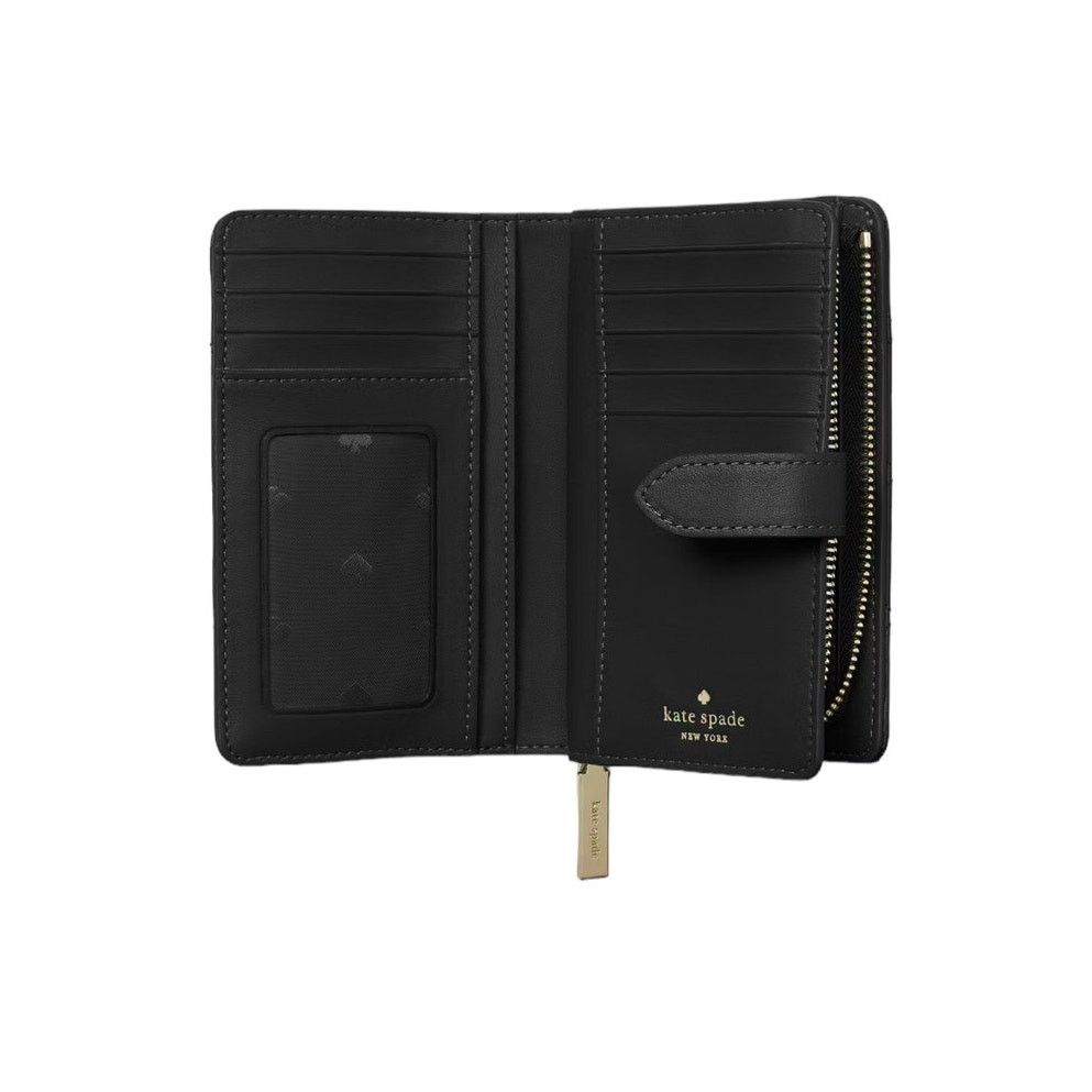 Kate Spade Kate Spade Carey Medium Compact Bifold Wallet black Size ONE SIZE - 5 Thumbnail