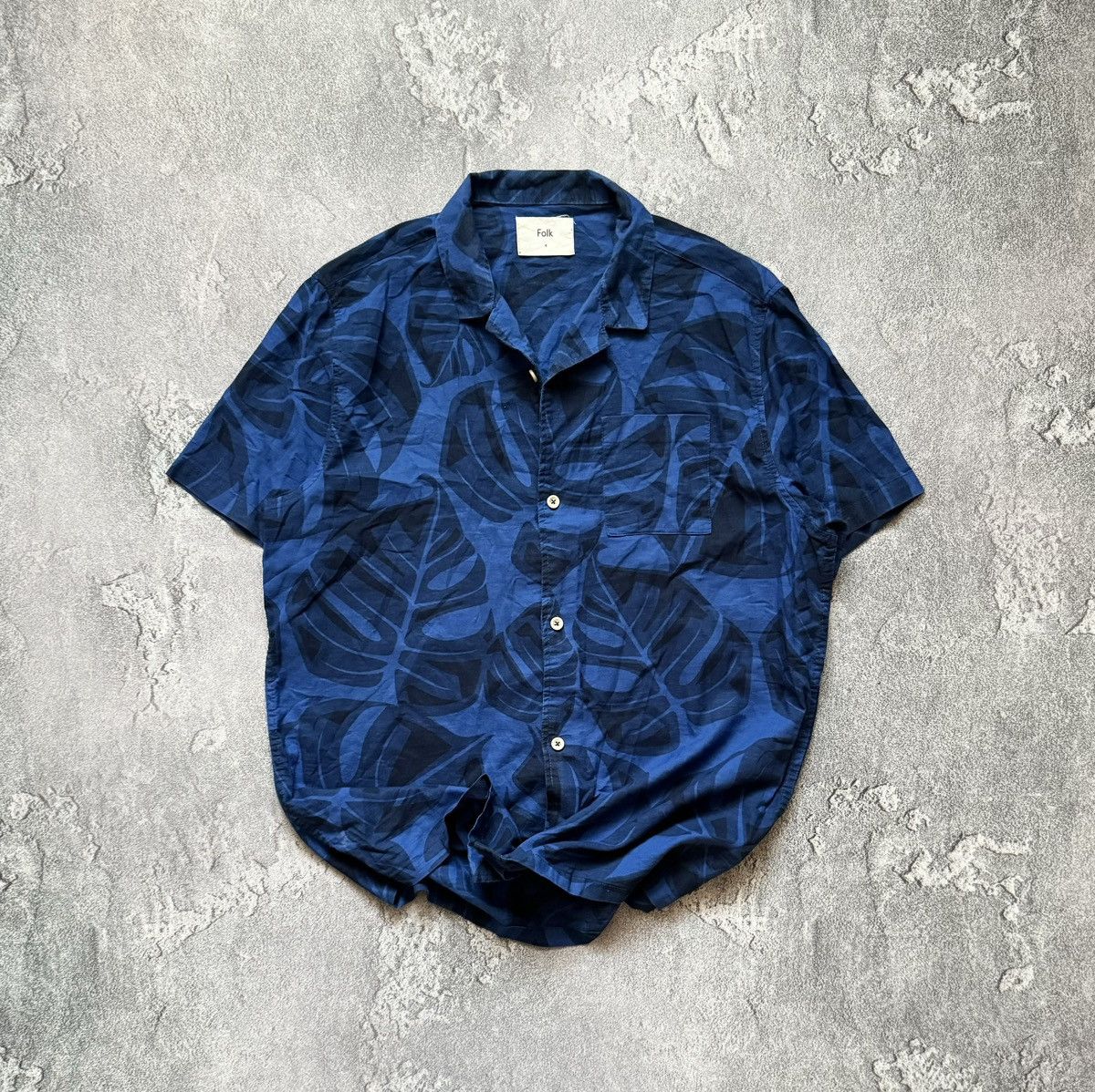 Designer × Folk Folk 4 shirt button up short sleeve polo all printed Size US XL / EU 56 / 4 - 1 Thumbnail