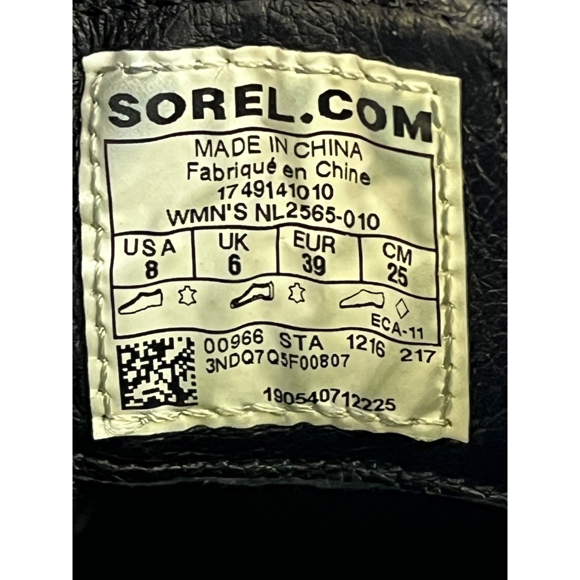 SOREL Sorel Womens Black Leather Chelsea Boots Size 8 SKU 6707 Size US 8 / IT 38 - 6 Thumbnail