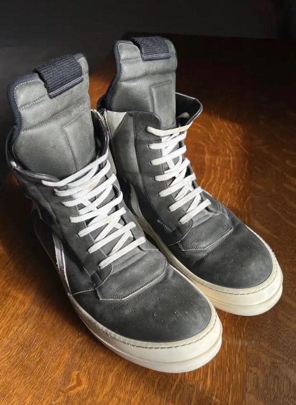 Rick Owens Rick Owens Geobasket Grey | Grailed