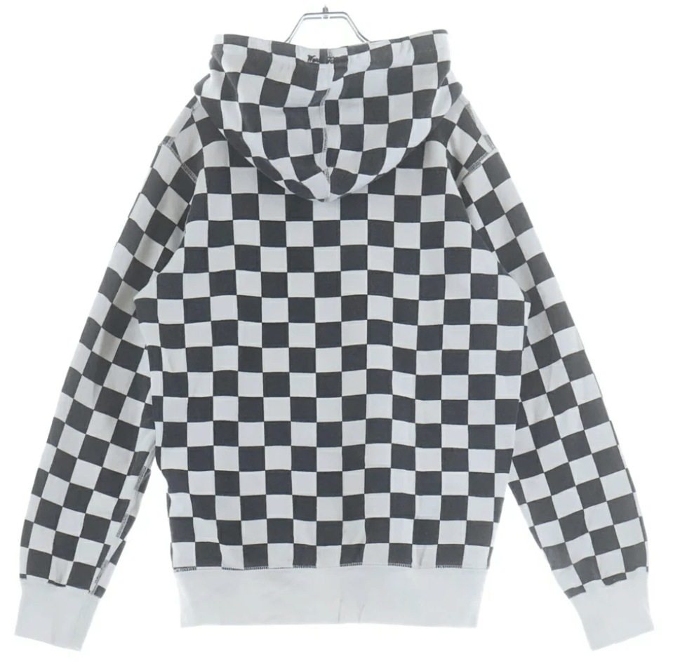 Supreme Supreme 13SS Checkered Hoodie Black White Size US M / EU 48-50 / 2 - 2 Thumbnail