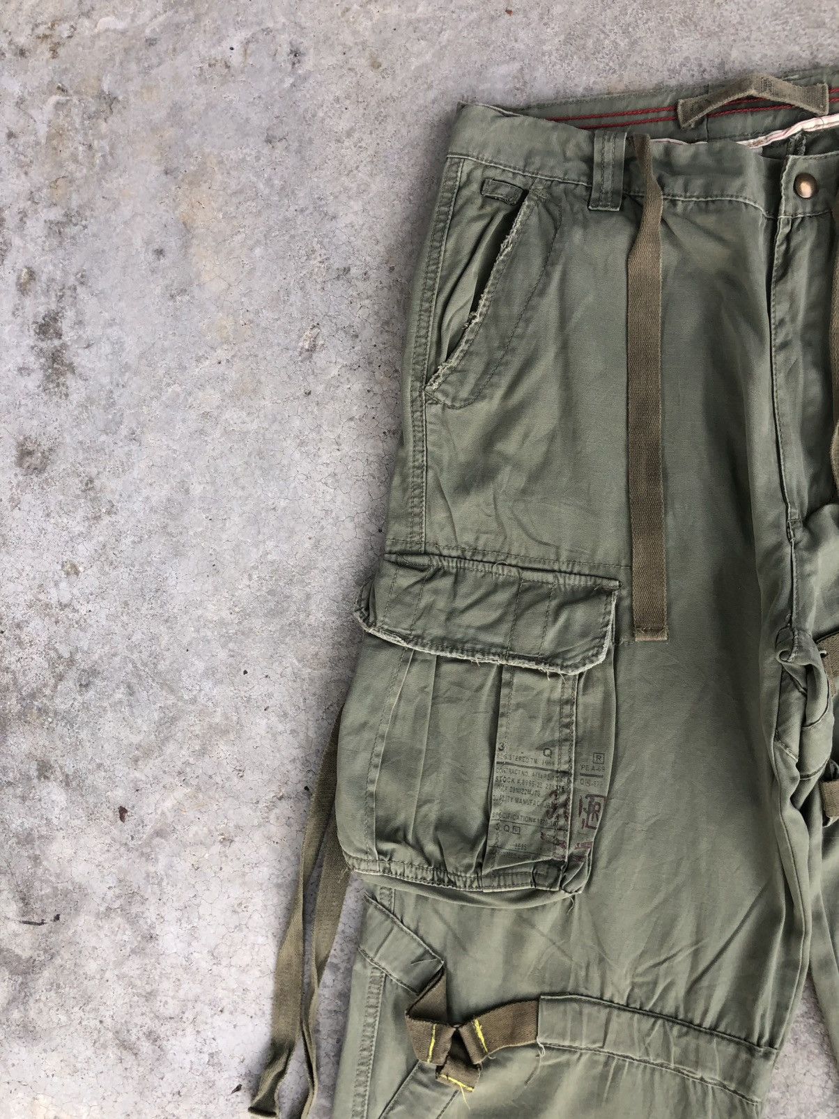 Japanese Brand Japanese 3.Q.R Army Cargo Pants Bondage Multipocket Size US 31 - 4 Thumbnail