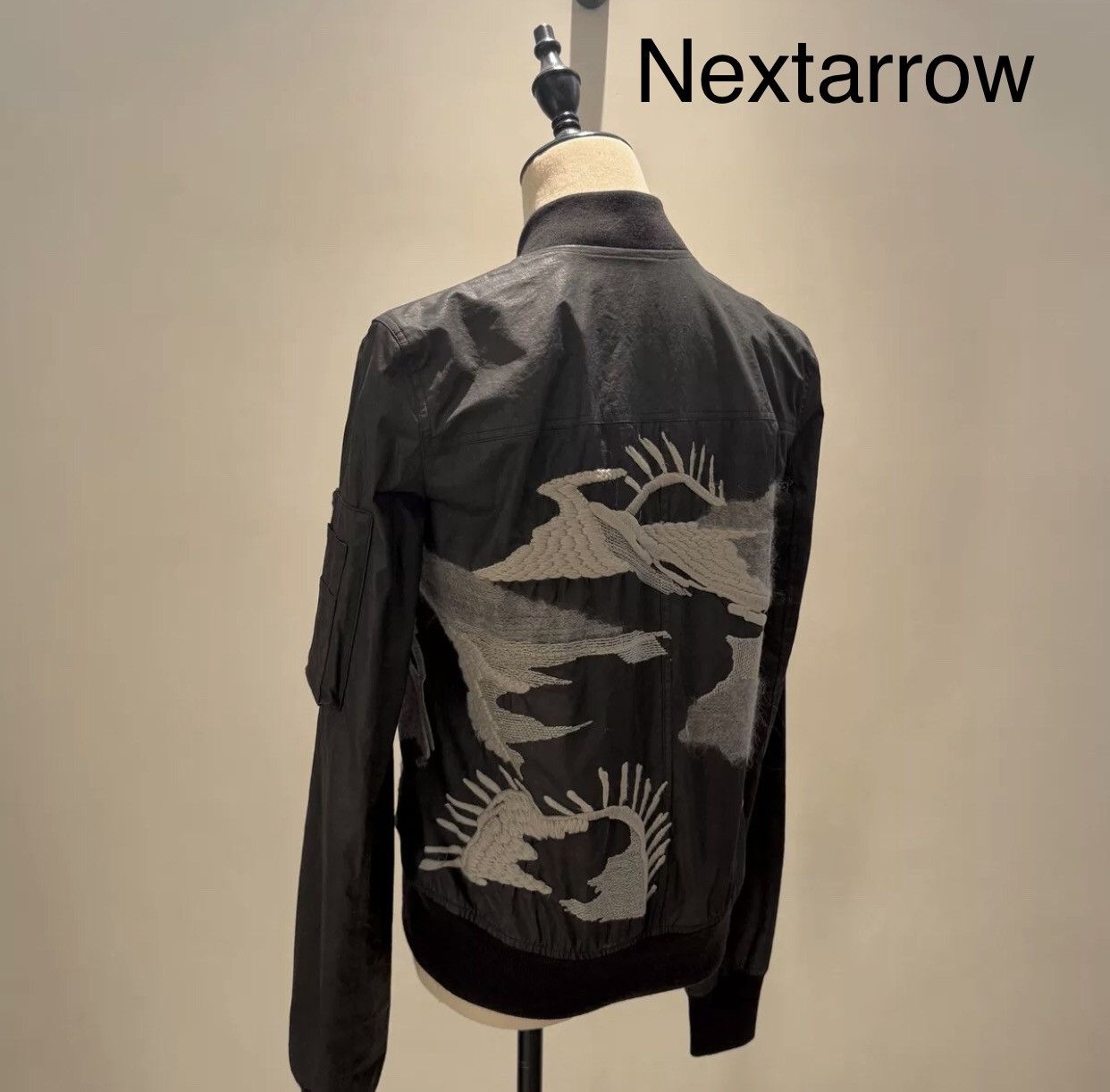 Rick Owens Rickowens double thread wax face grimace embroidery jacket Size US M / EU 48-50 / 2 - 2 Thumbnail