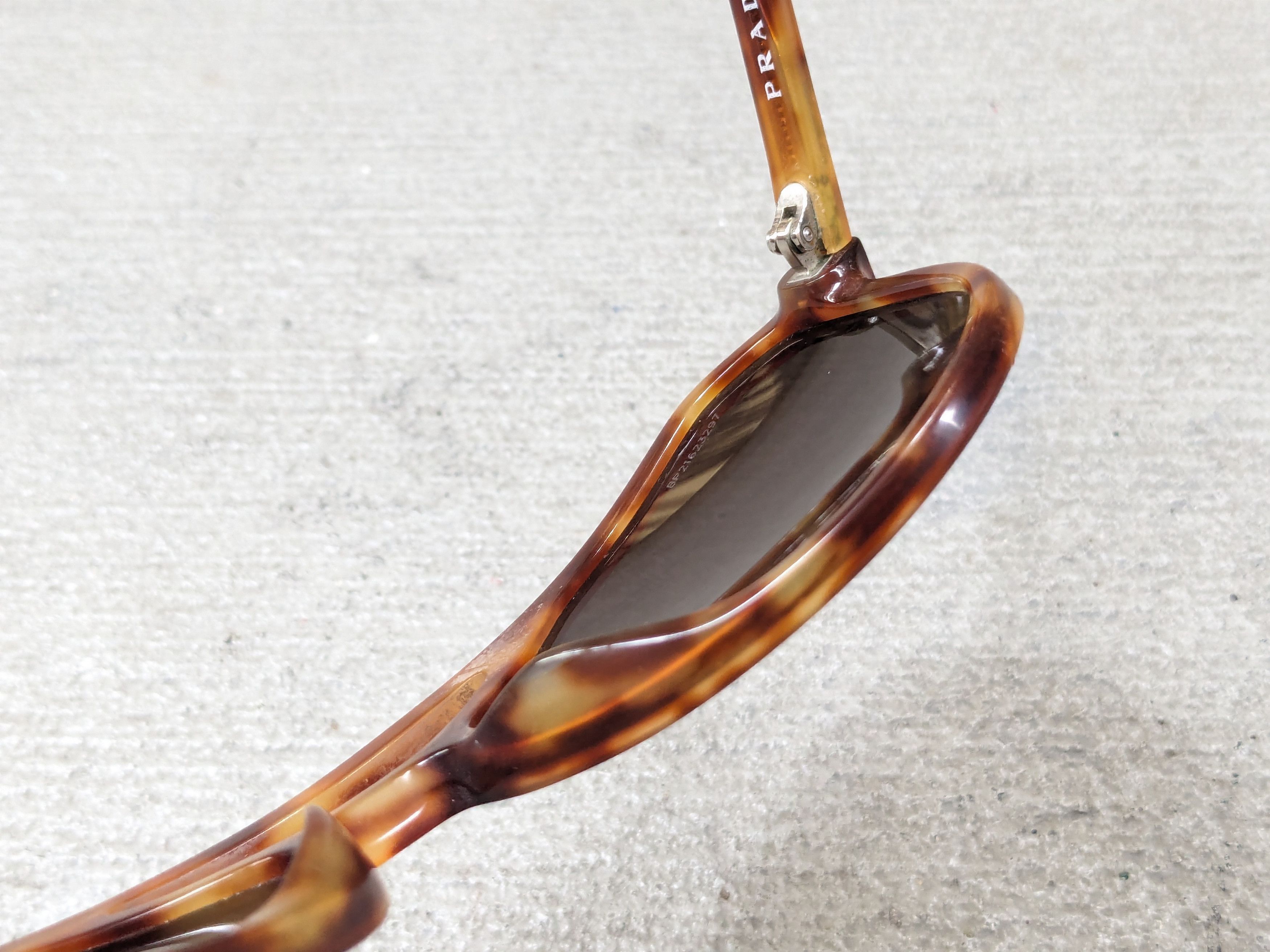 Prada Prada Sunglasses SPS 22R Brown Havana Tortoise Green Size ONE SIZE - 11 Thumbnail