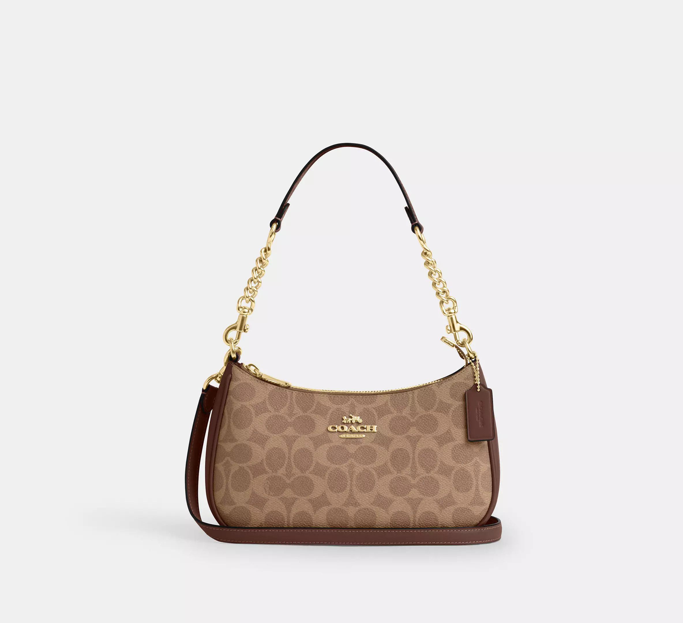 Coach Teri Shoulder Bag In Signature Canvas CV933 Size ONE SIZE - 10 Thumbnail