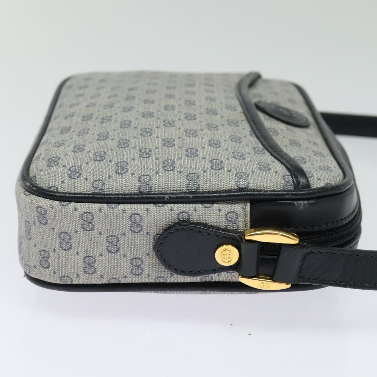Gucci GUCCI Micro GG Supreme Shoulder Bag Pvc Navy Gold 007 904 Size ONE SIZE - 5 Thumbnail