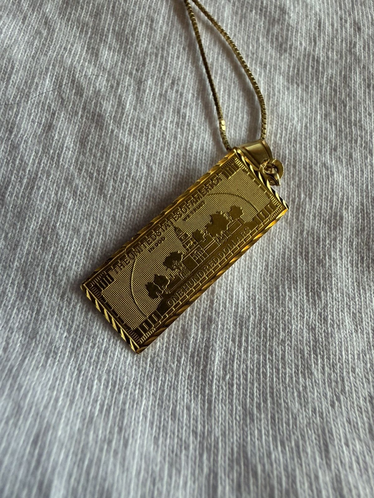Supreme Supreme $100 bill 14k chain Size ONE SIZE - 3 Thumbnail