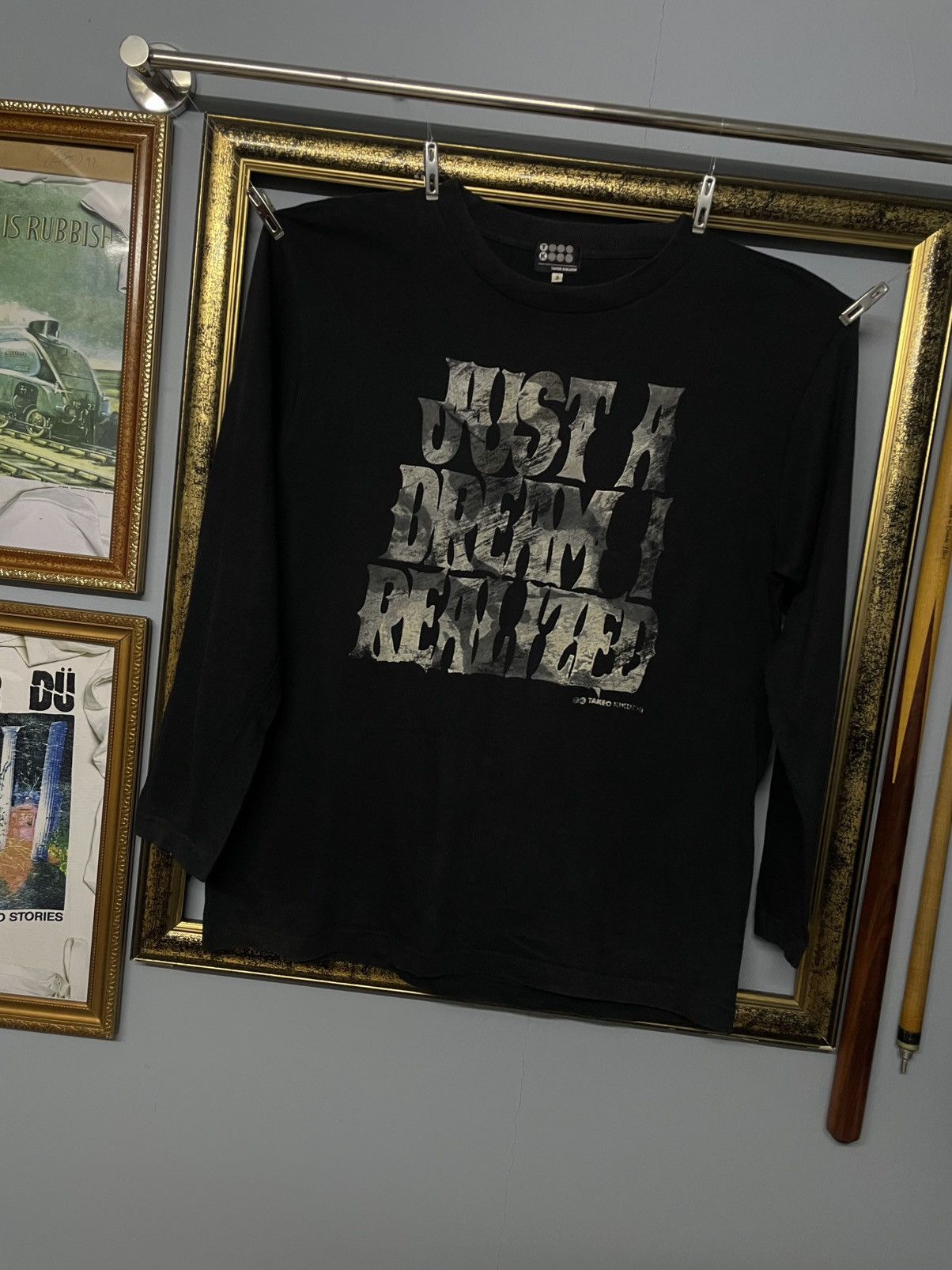 Designer × Vintage Vintage 1990s Japan Takeo Kikuchi Inspired Word Longsleeve Size US M / EU 48-50 / 2 - 2 Thumbnail